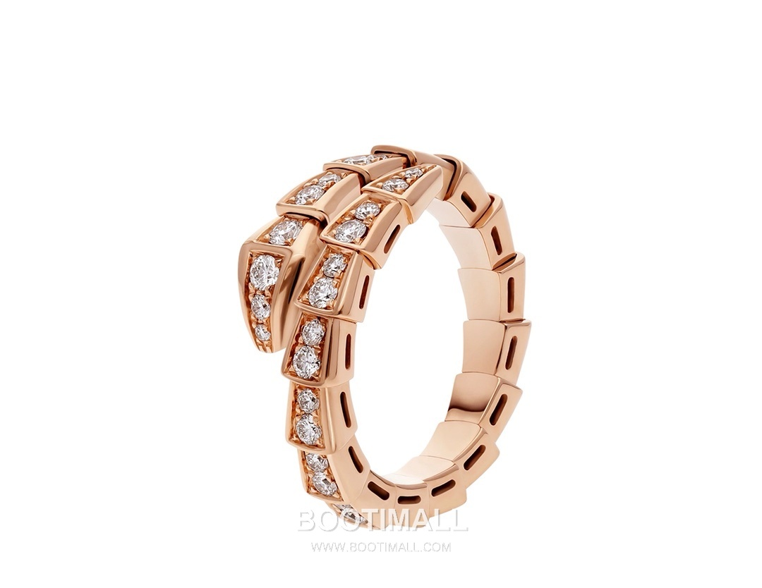 Bulgari Serpent Full Diamond Ring 18K Gold, Diamond Gold 불가리 링펀 풀 다이아몬드 링 18K 골드, 다이아몬드 골드 34