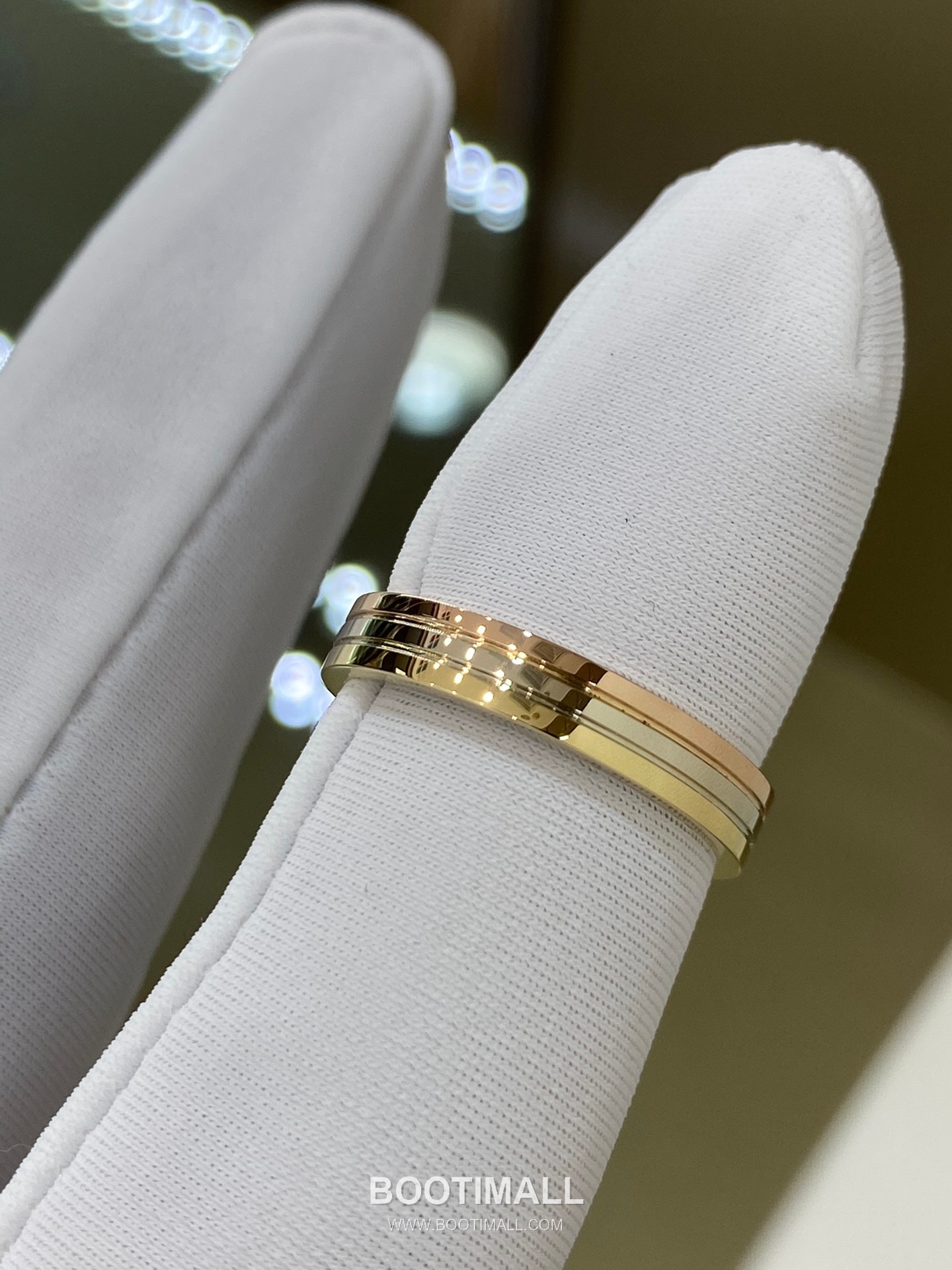 Tri-Tone Band Ring 18K Gold Gold 트리톤 밴드 링 18K 골드 골드 7