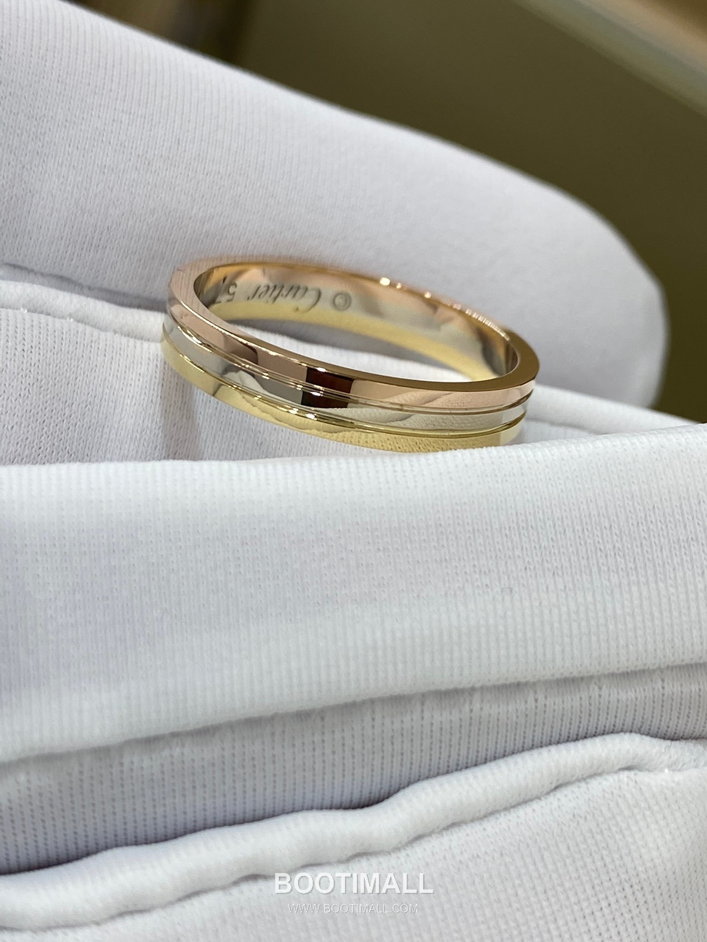 Tri-Tone Band Ring 18K Gold Gold 트리톤 밴드 링 18K 골드 골드 13