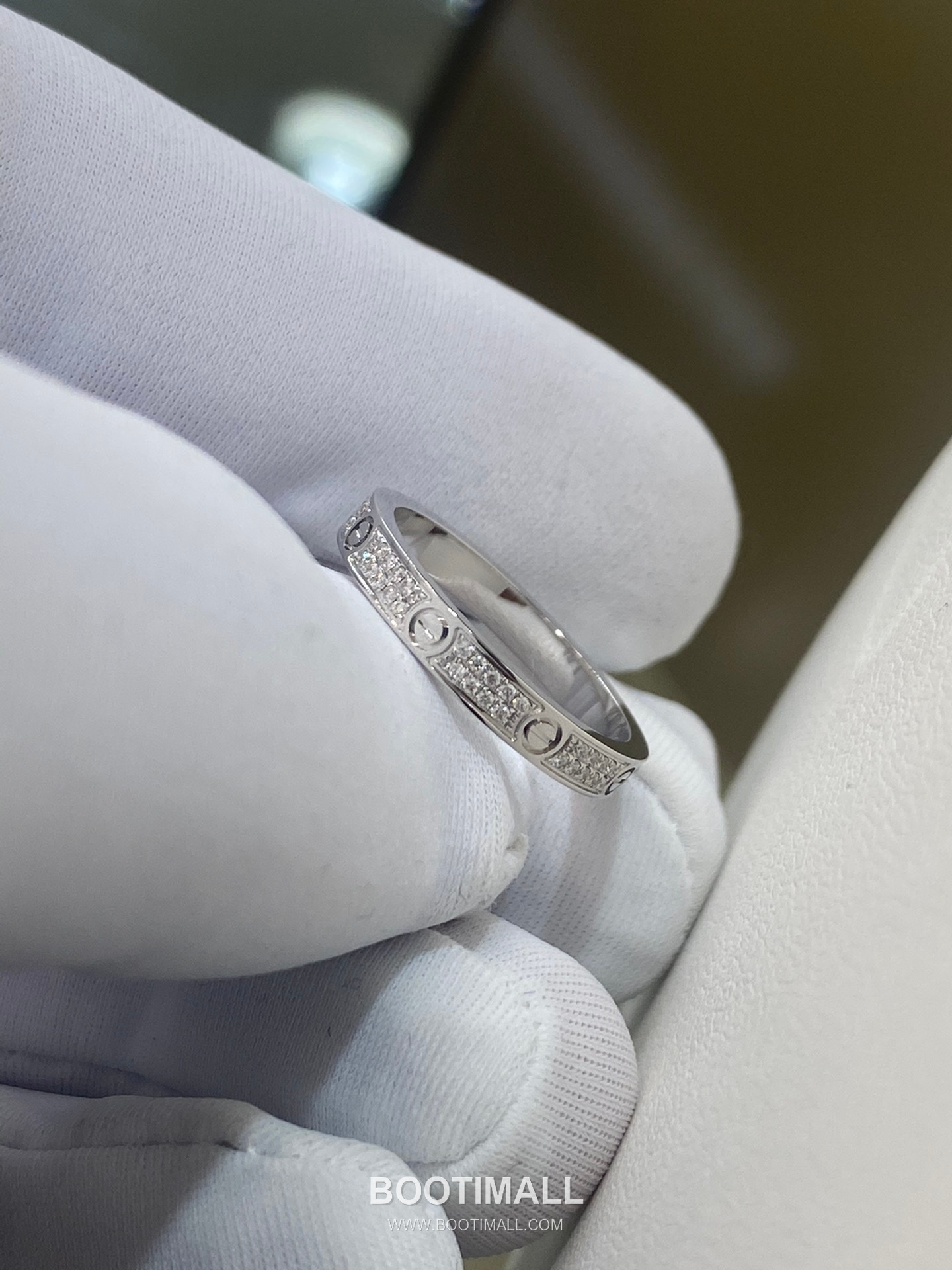 Cartier Love Oval Ring 18K Gold, Diamond Gold 까르띠에 러브 오벌 링 18K 골드, 다이아몬드 골드 7