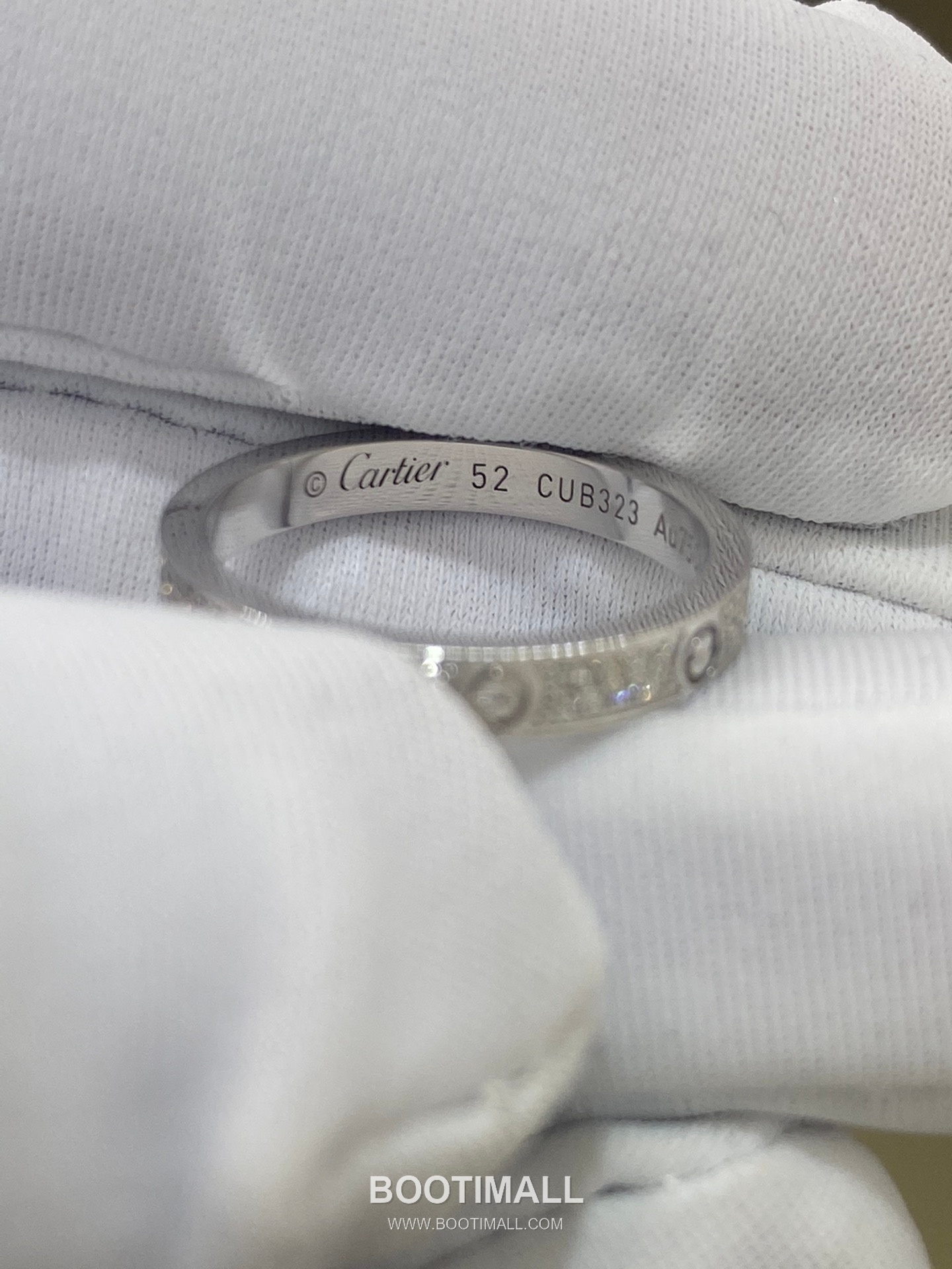 Cartier Love Oval Ring 18K Gold, Diamond Gold 까르띠에 러브 오벌 링 18K 골드, 다이아몬드 골드 9