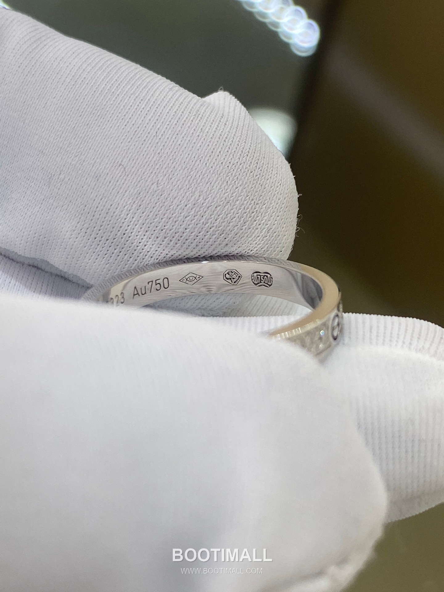 Cartier Love Oval Ring 18K Gold, Diamond Gold 까르띠에 러브 오벌 링 18K 골드, 다이아몬드 골드 10