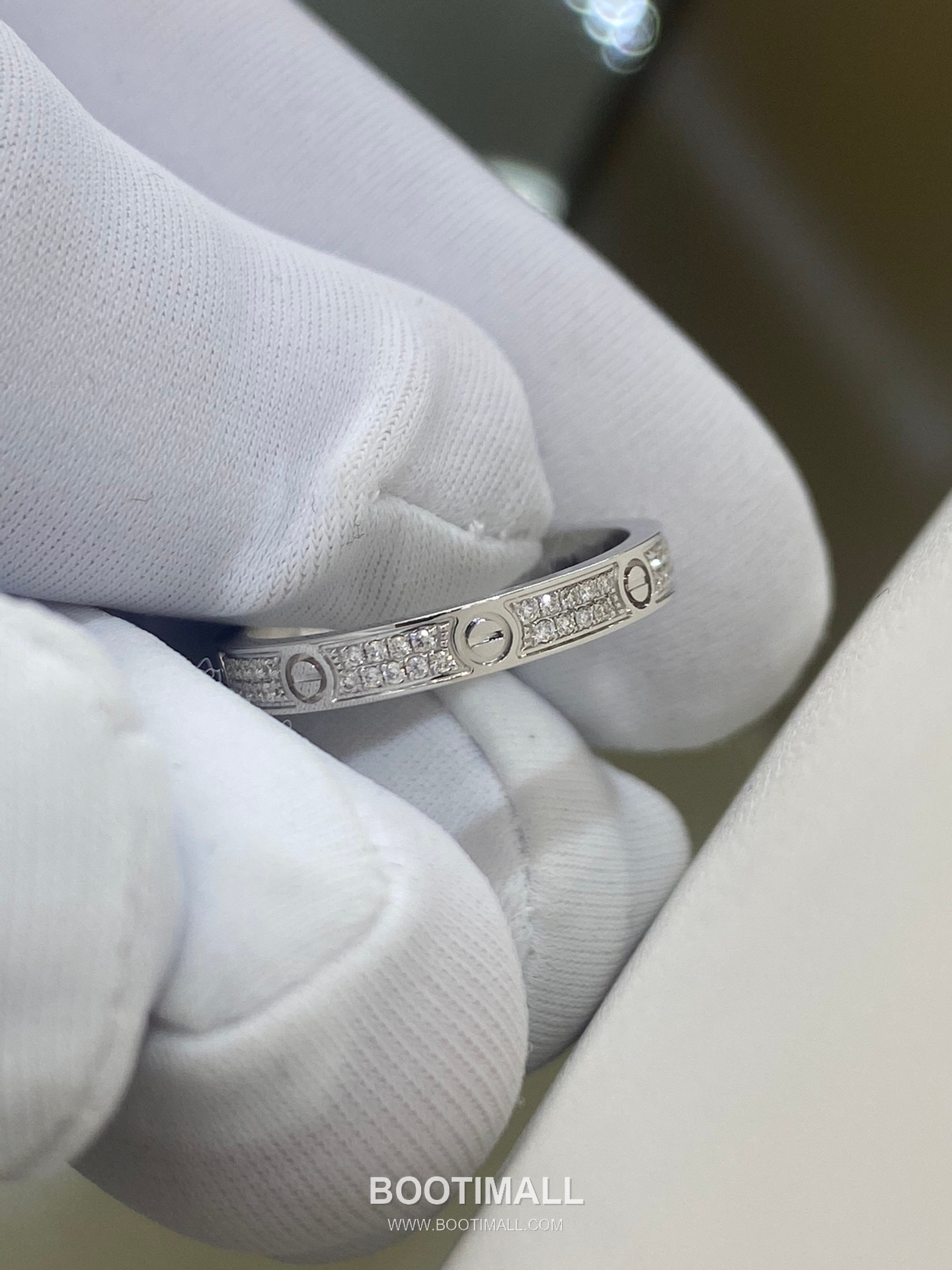 Cartier Love Oval Ring 18K Gold, Diamond Gold 까르띠에 러브 오벌 링 18K 골드, 다이아몬드 골드 11