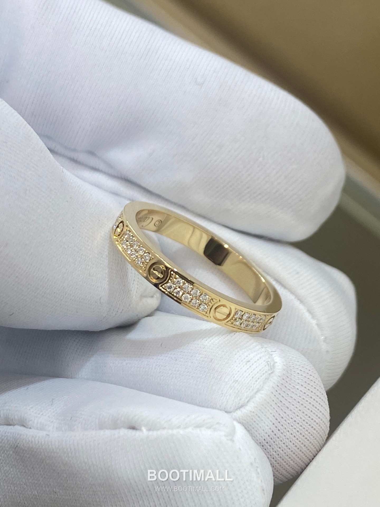 Cartier Love Oval Ring 18K Gold, Diamond Gold 까르띠에 러브 오벌 링 18K 골드, 다이아몬드 골드 13