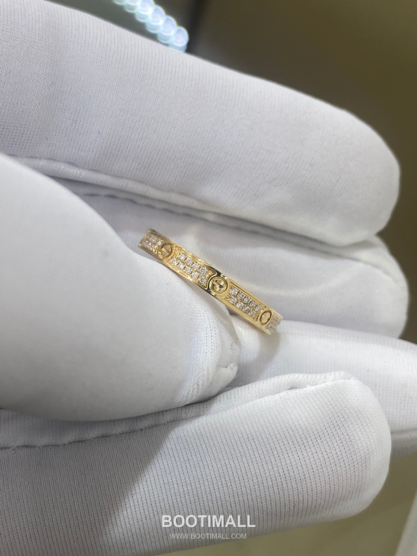 Cartier Love Oval Ring 18K Gold, Diamond Gold 까르띠에 러브 오벌 링 18K 골드, 다이아몬드 골드 14