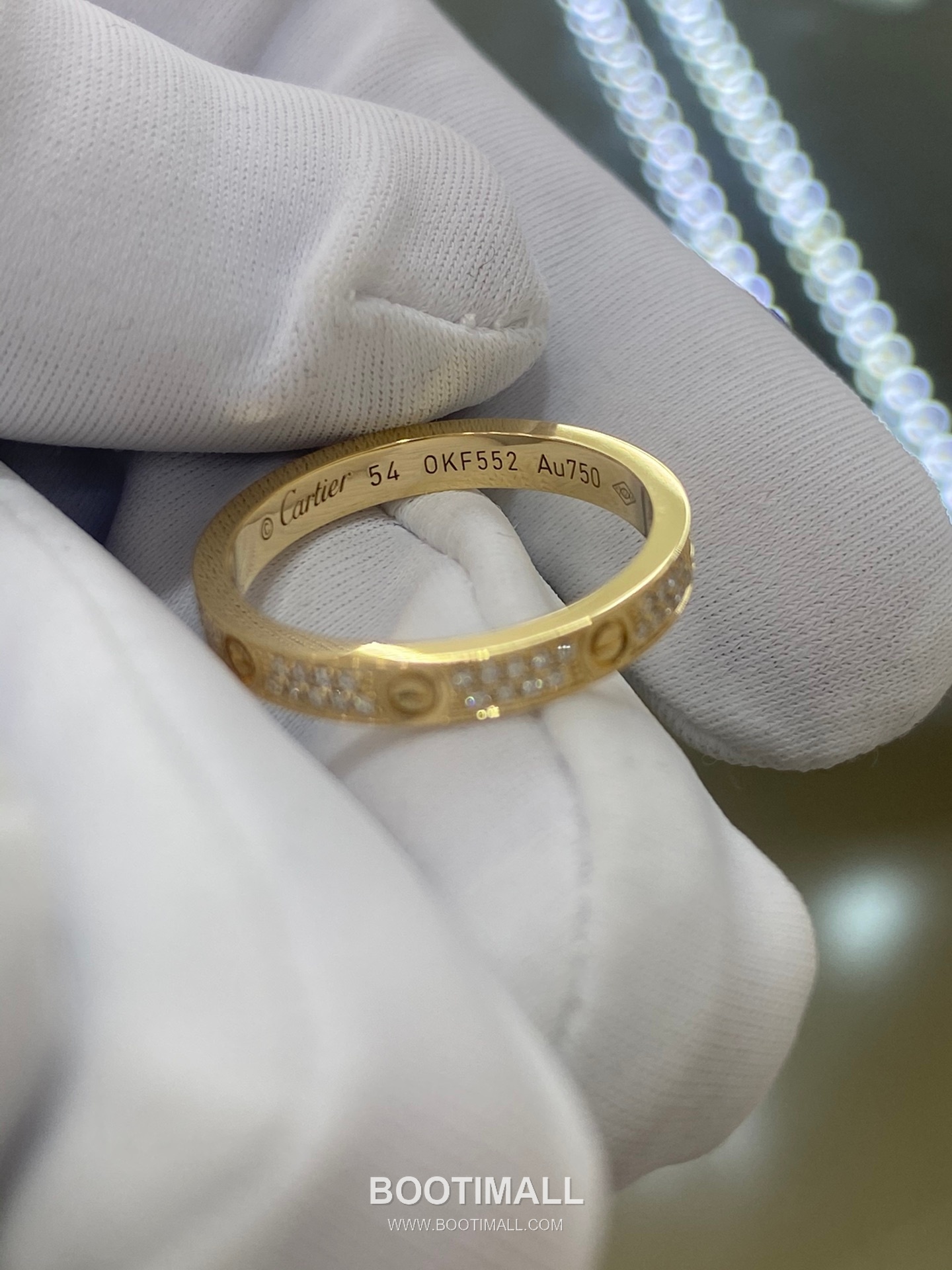 Cartier Love Oval Ring 18K Gold, Diamond Gold 까르띠에 러브 오벌 링 18K 골드, 다이아몬드 골드 15