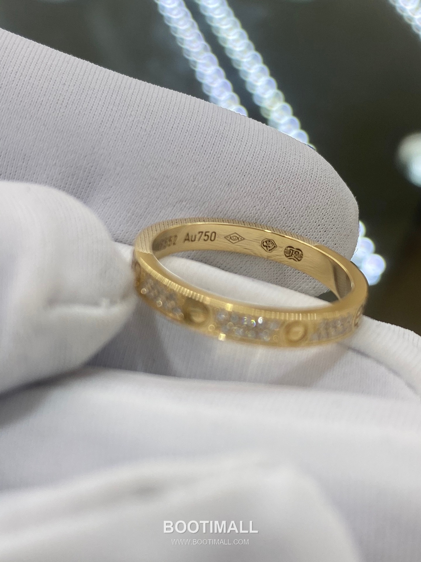 Cartier Love Oval Ring 18K Gold, Diamond Gold 까르띠에 러브 오벌 링 18K 골드, 다이아몬드 골드 16