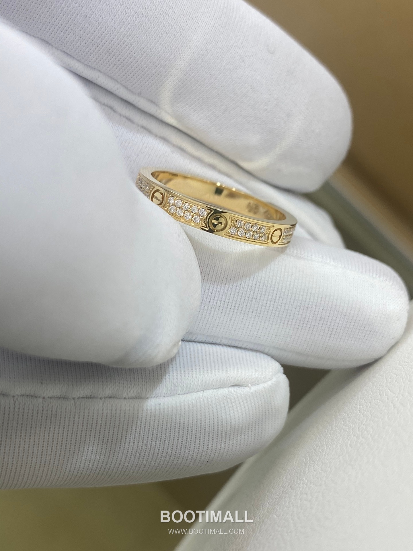 Cartier Love Oval Ring 18K Gold, Diamond Gold 까르띠에 러브 오벌 링 18K 골드, 다이아몬드 골드 17