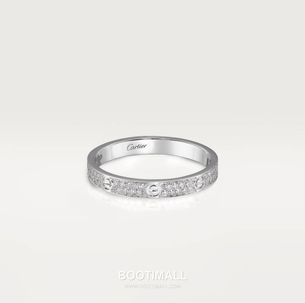 Cartier Love Oval Ring 18K Gold, Diamond Gold 까르띠에 러브 오벌 링 18K 골드, 다이아몬드 골드 20
