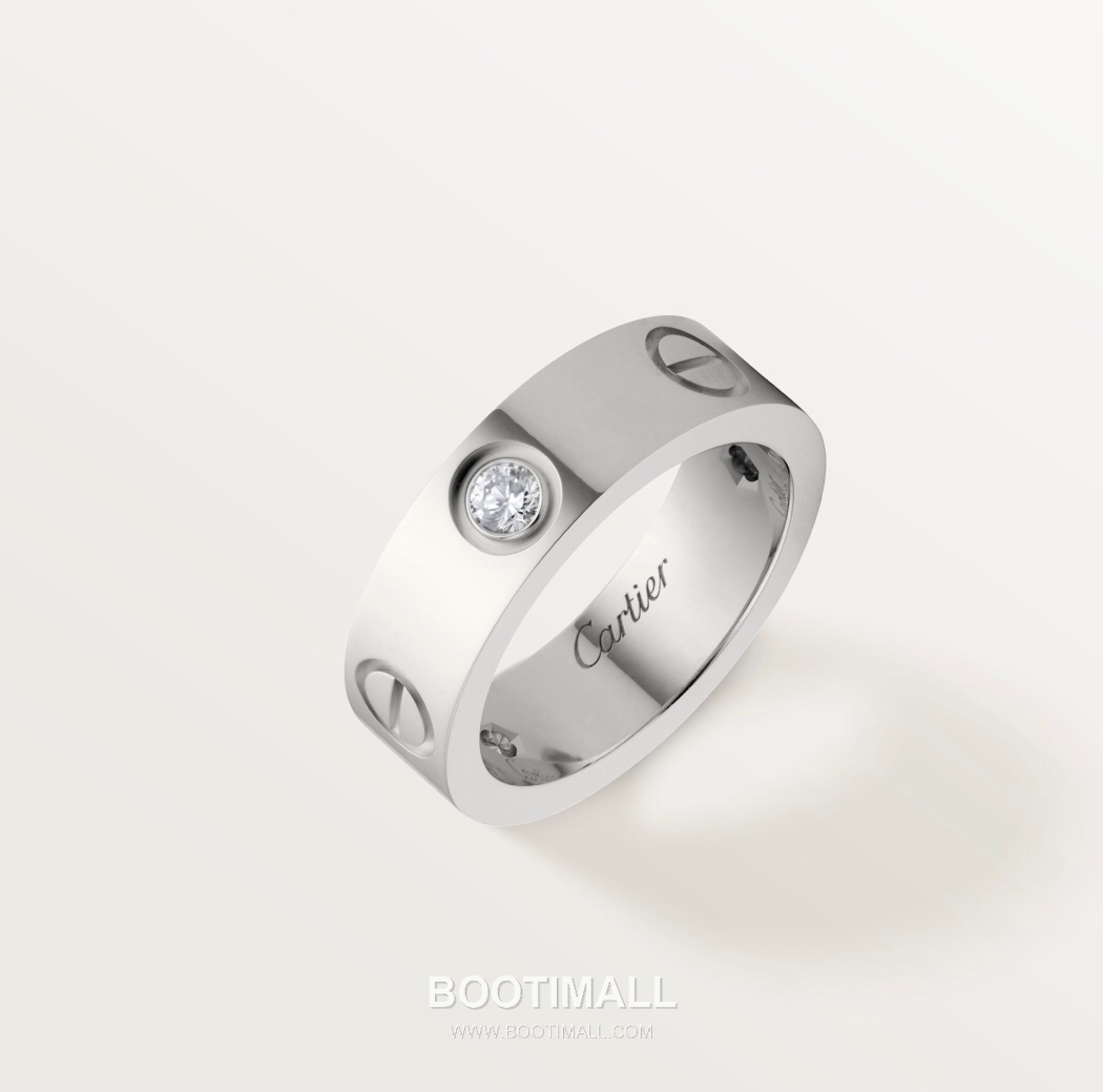 Wide Three-Diamond Ring 18K Gold with Diamonds Rose Gold 와이드 쓰리 다이아몬드 링 18K 골드 및 다이아몬드 로즈골드 14