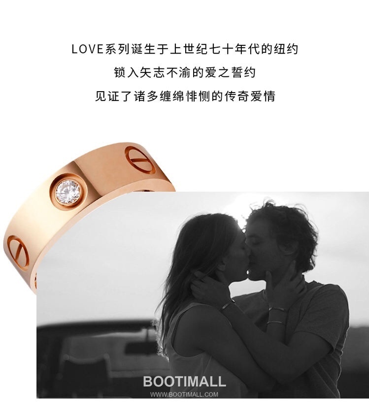 Wide Three-Diamond Ring 18K Gold with Diamonds Rose Gold 와이드 쓰리 다이아몬드 링 18K 골드 및 다이아몬드 로즈골드 15