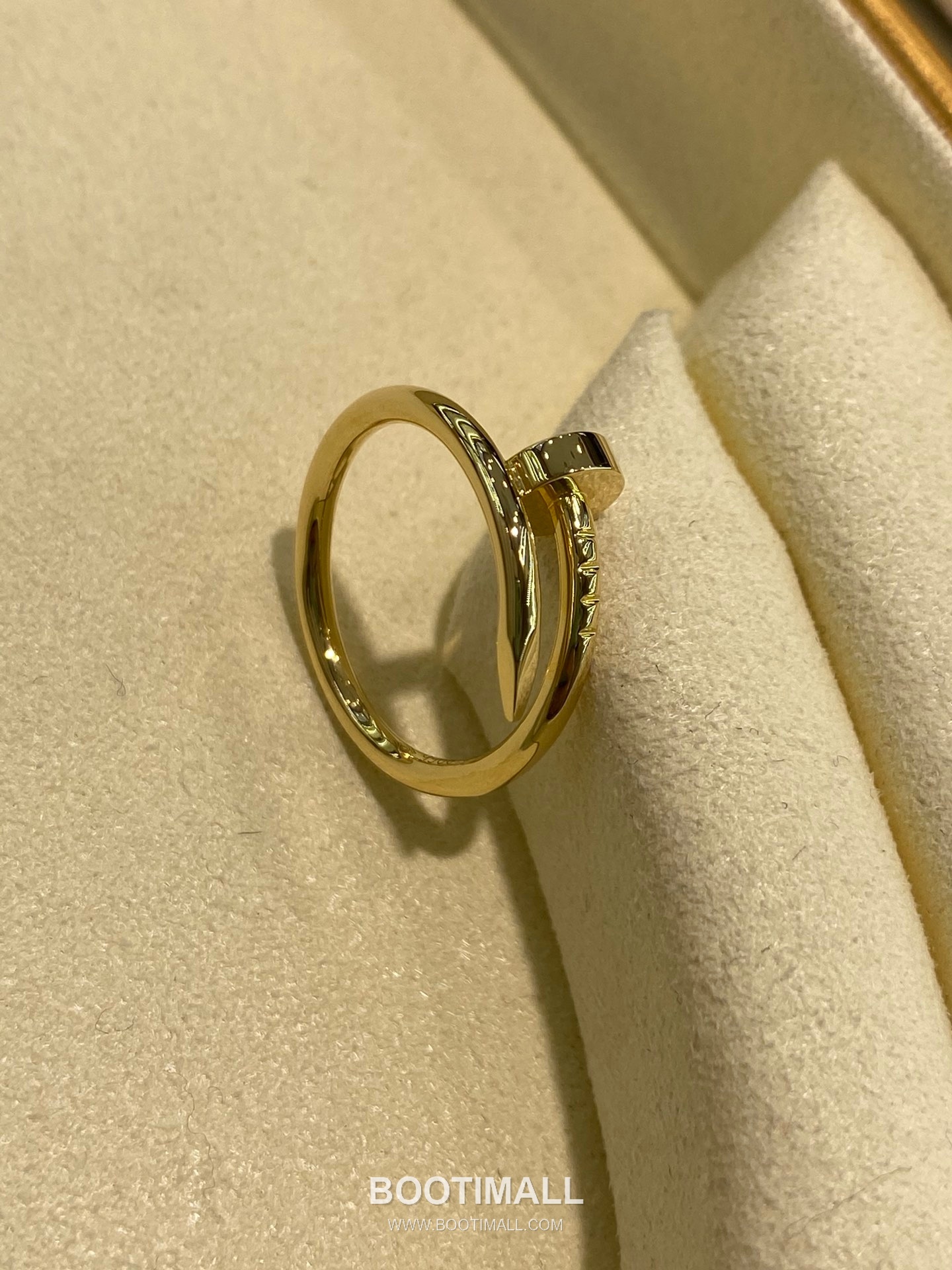 Cartier Nail Thin Ring 18K Gold Gold 까르띠에 네일 세밀 링 18K 골드 골드 17