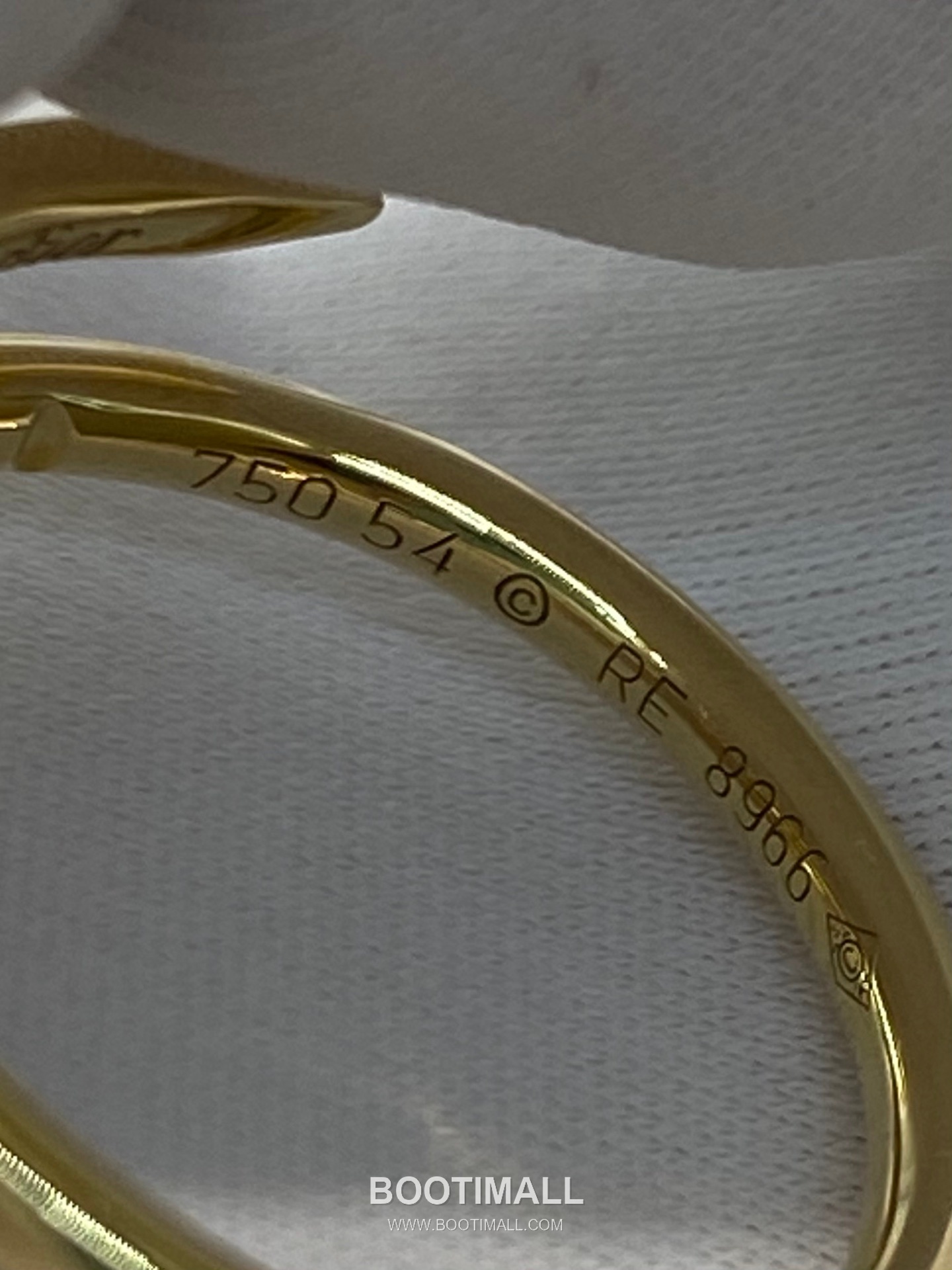 Cartier Nail Thin Ring 18K Gold Gold 까르띠에 네일 세밀 링 18K 골드 골드 19