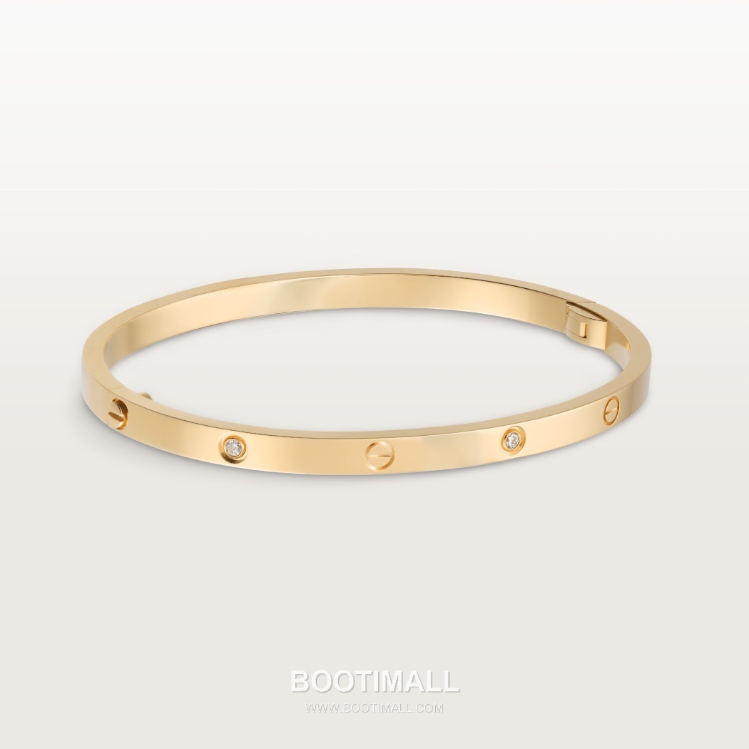 Narrow 6 Diamond Bracelet 18K Gold, Diamonds Gold 좁은 6 다이아 팔찌 18K 골드, 다이아몬드 골드 1