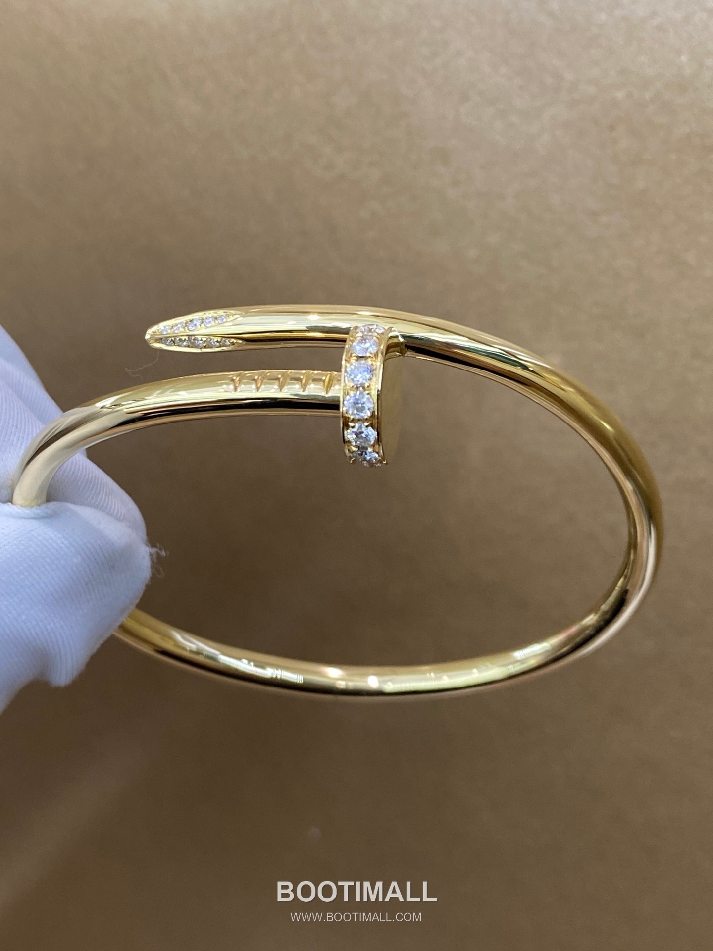 Cartier Nail Bracelet 18K Gold, Diamond Gold 까르띠에 네일 팔찌 18K 골드, 다이아몬드 골드 19