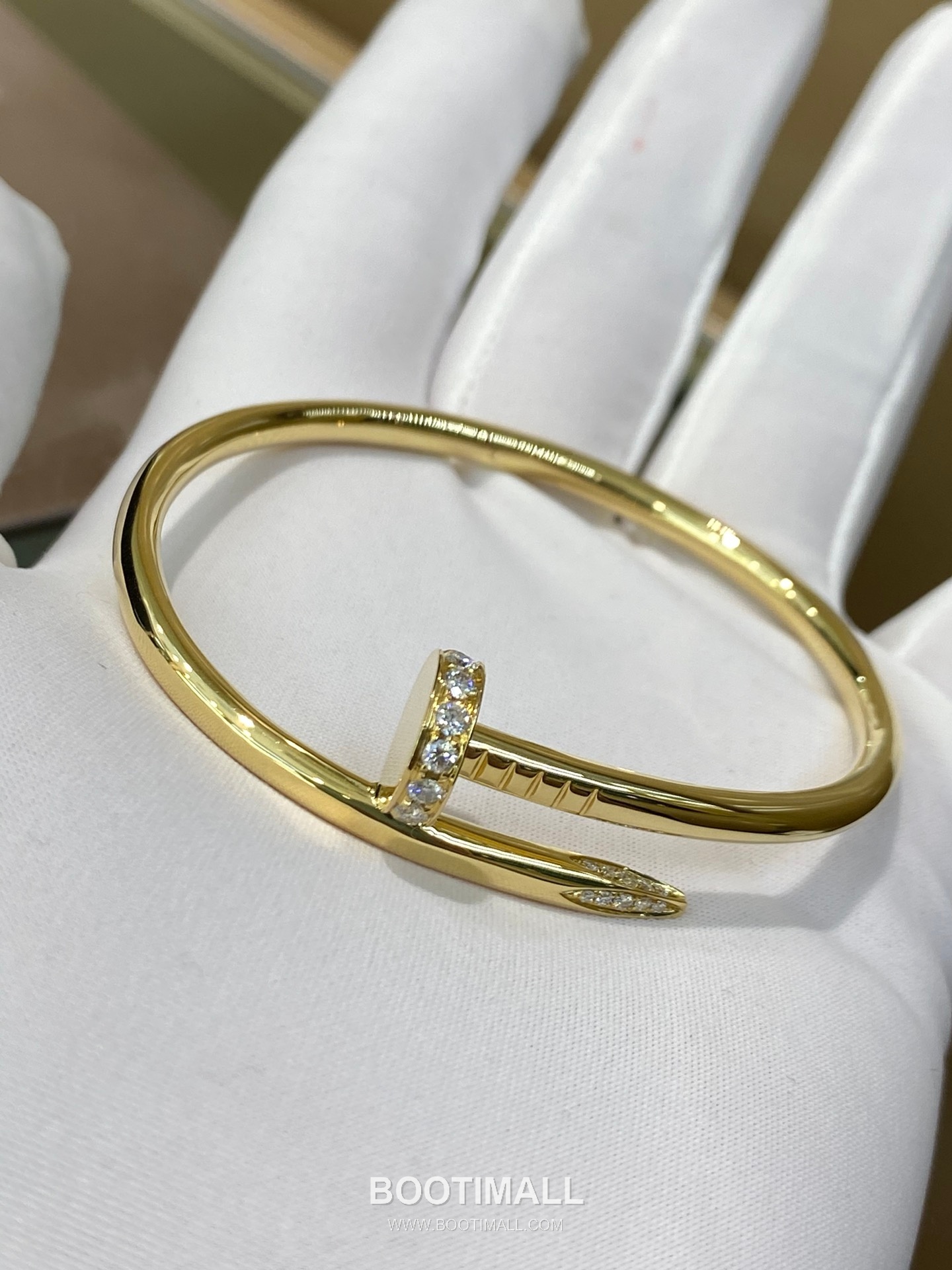 Cartier Nail Bracelet 18K Gold, Diamond Gold 까르띠에 네일 팔찌 18K 골드, 다이아몬드 골드 21