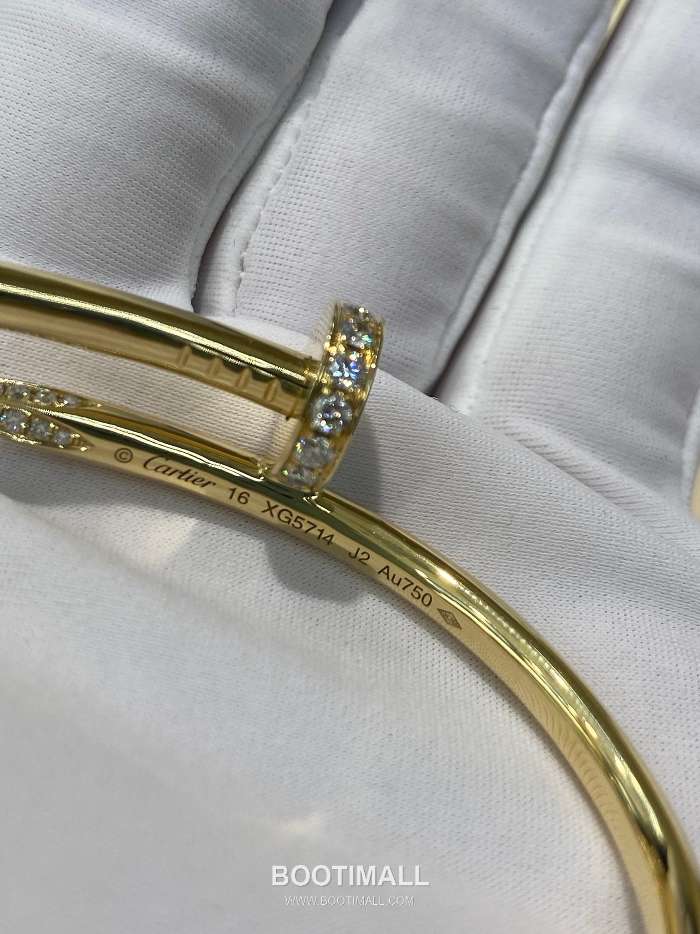 Cartier Nail Bracelet 18K Gold, Diamond Gold 까르띠에 네일 팔찌 18K 골드, 다이아몬드 골드 22