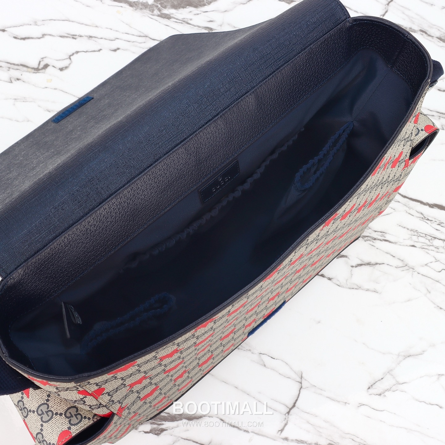 Gucci Star Heart Messenger Canvas Blue Messenger Bag 구찌 스타 하트 메신저 캔버스 블루 메신저백 45cm 9