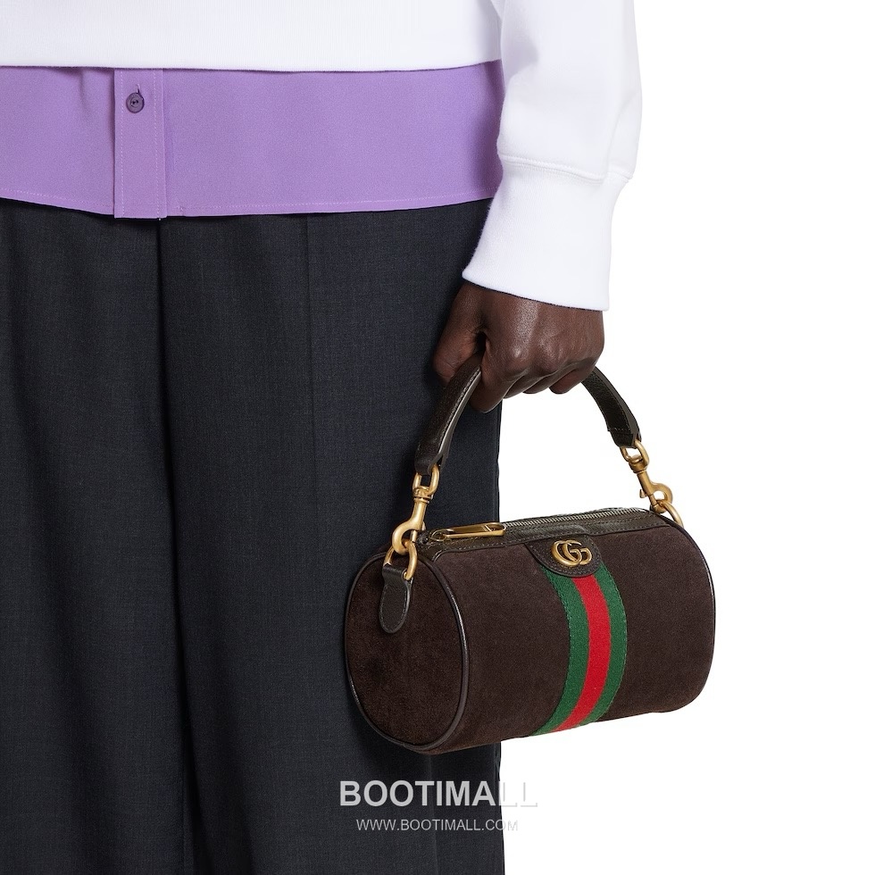 Gucci Web Mini Bag Suede Green Shoulder Bag 구찌 웹 미니백 스웨이드 그린 숄더백 19cm 5