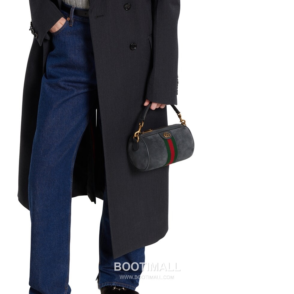 Gucci Web Mini Bag Suede Green Shoulder Bag 구찌 웹 미니백 스웨이드 그린 숄더백 19cm 9