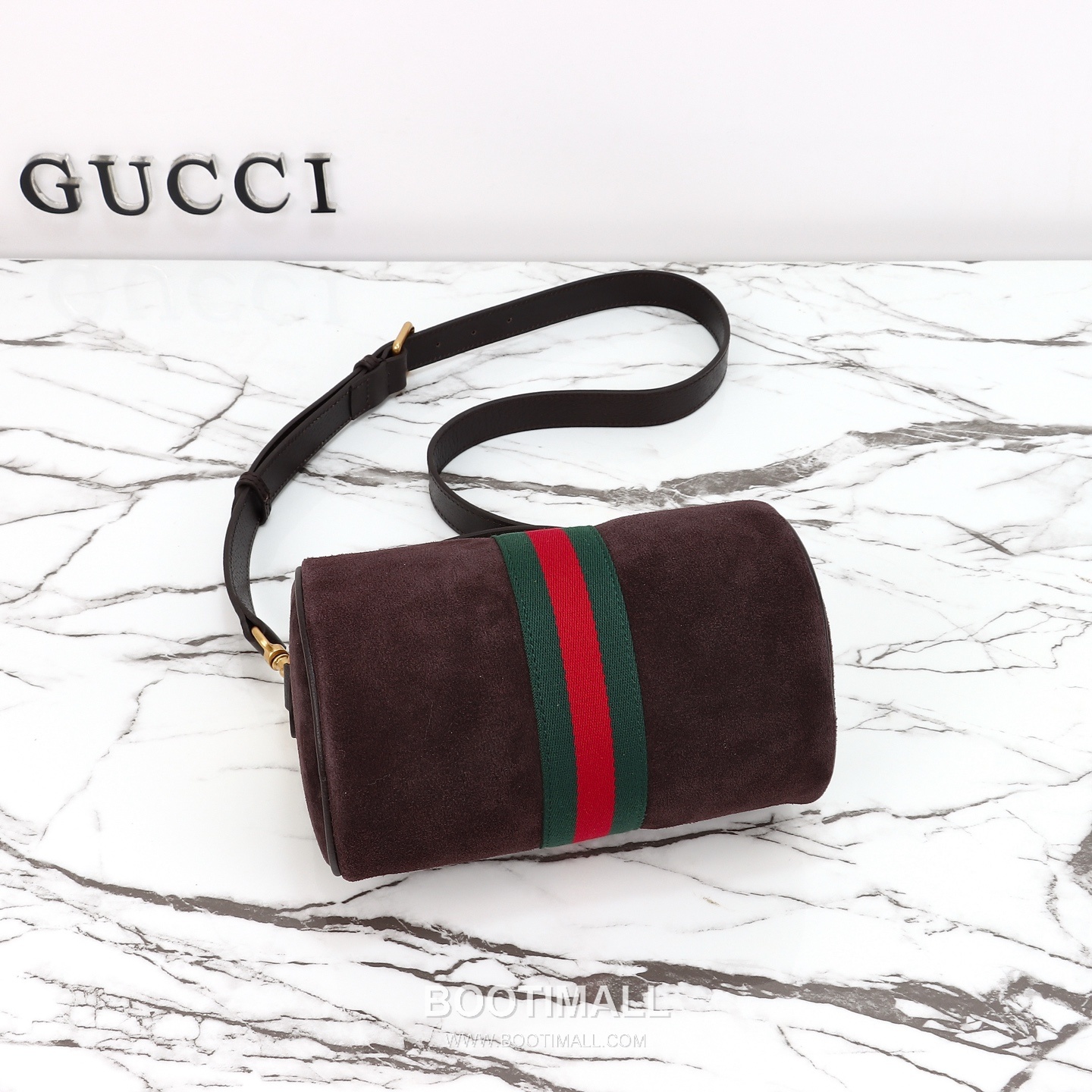 Gucci Mini Bag Suede Gray Shoulder Bag 구찌 미니 백 스웨이드 그레이 숄더백 18.5cm 8