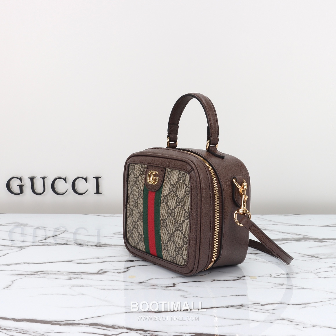 Gucci Crossbody Bag Calfskin Leather Beige 구찌 크로스바디백 카프스킨 가죽 베이지 17cm 2