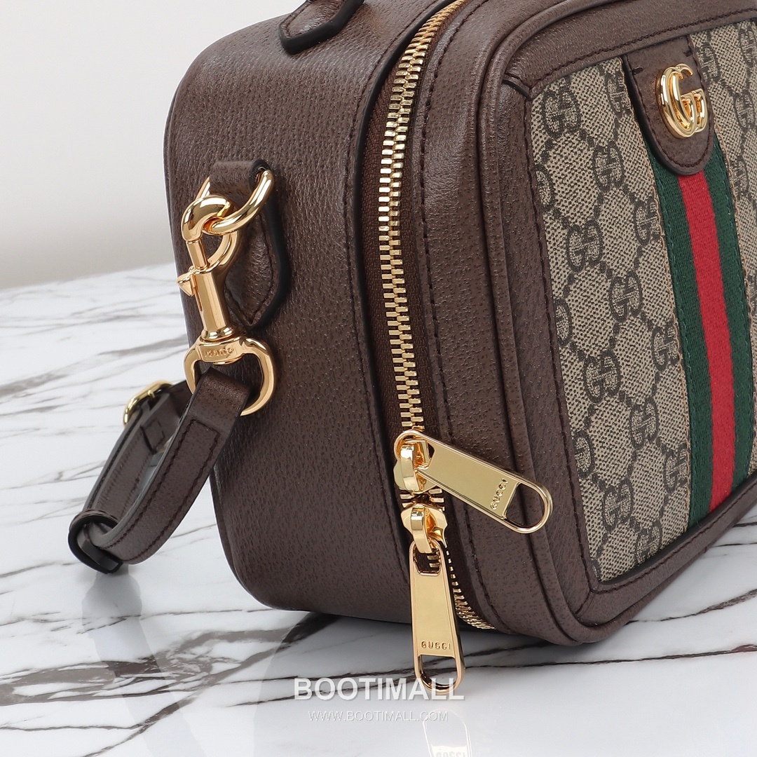 Gucci Crossbody Bag Calfskin Leather Beige 구찌 크로스바디백 카프스킨 가죽 베이지 17cm 5