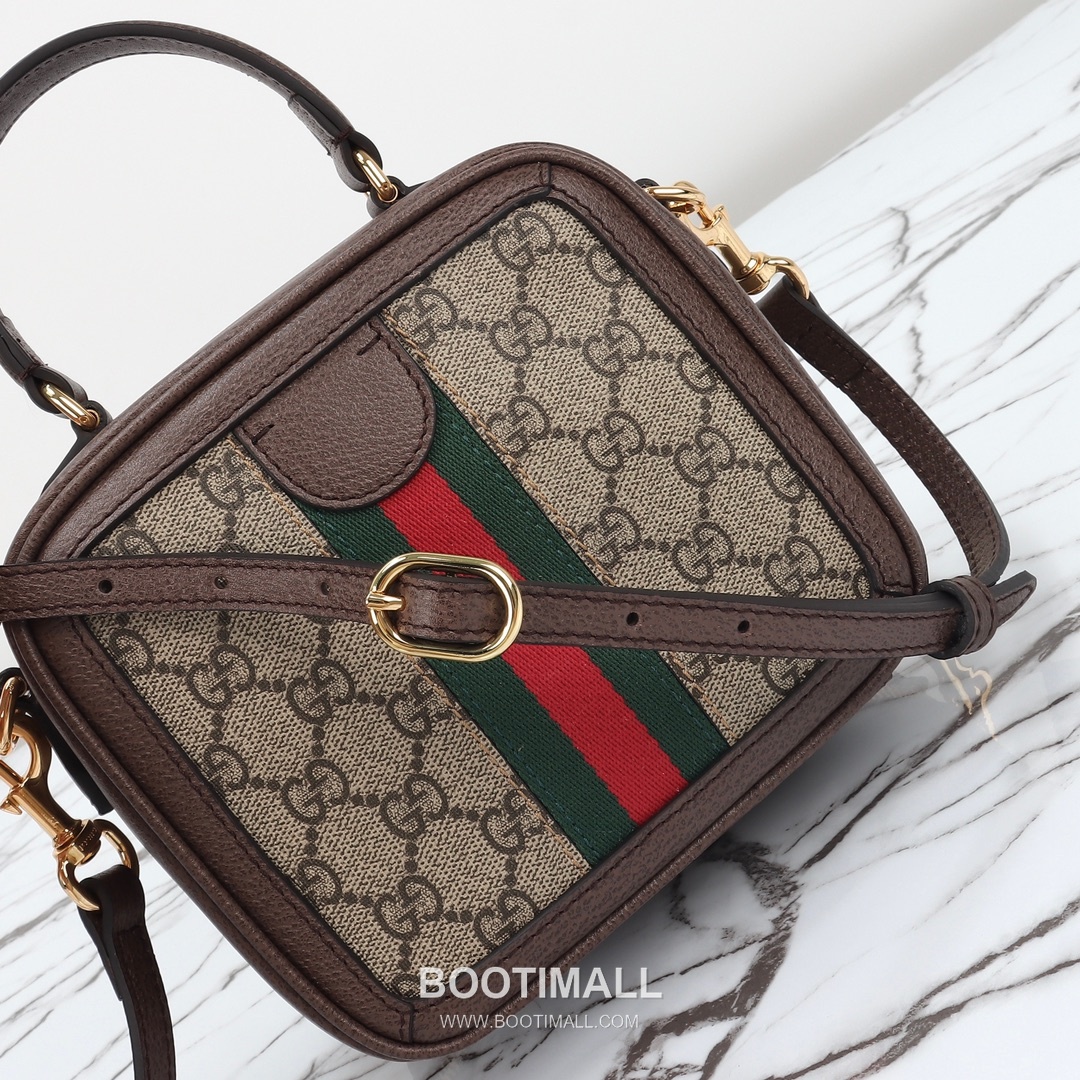 Gucci Crossbody Bag Calfskin Leather Beige 구찌 크로스바디백 카프스킨 가죽 베이지 17cm 7