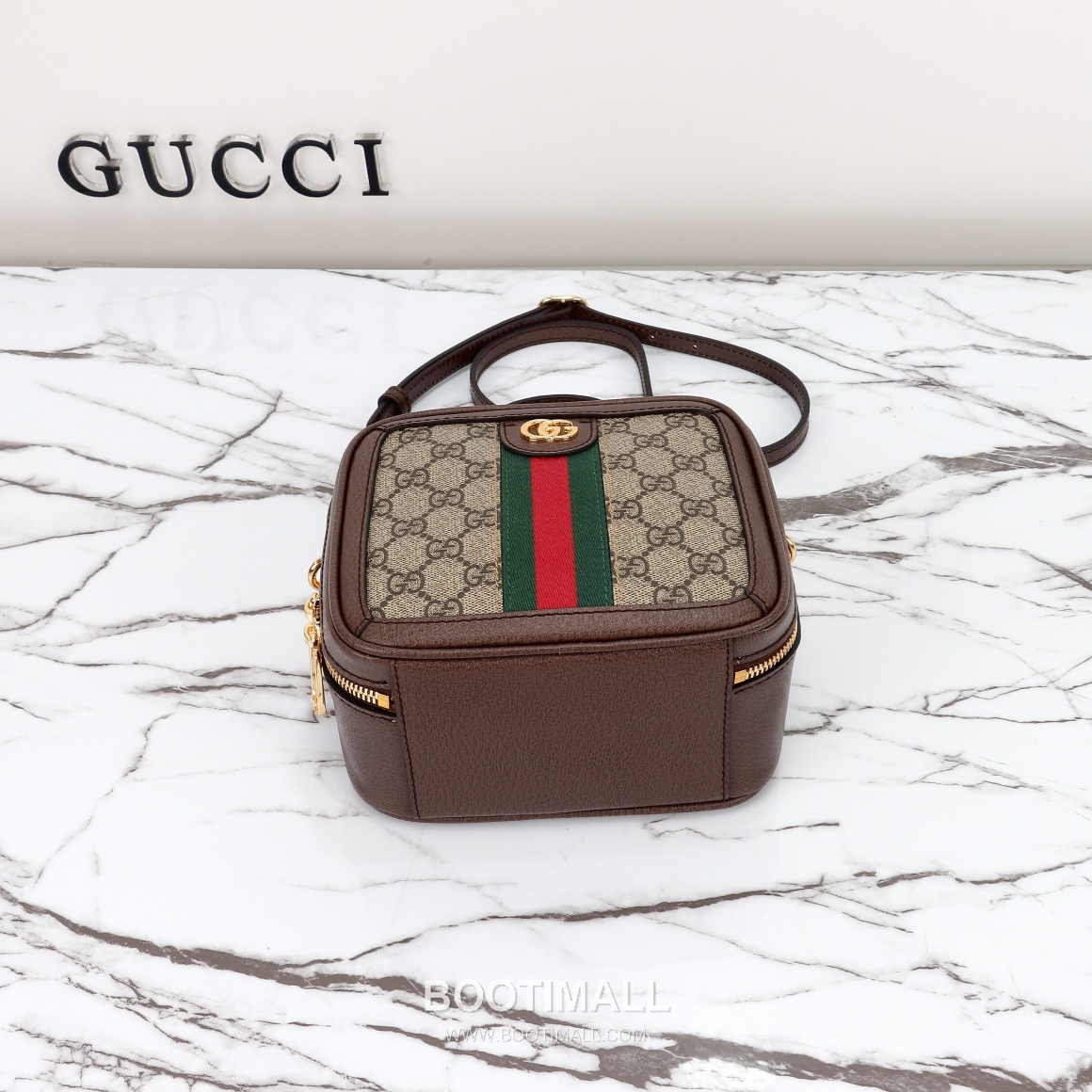 Gucci Crossbody Bag Calfskin Leather Beige 구찌 크로스바디백 카프스킨 가죽 베이지 17cm 8