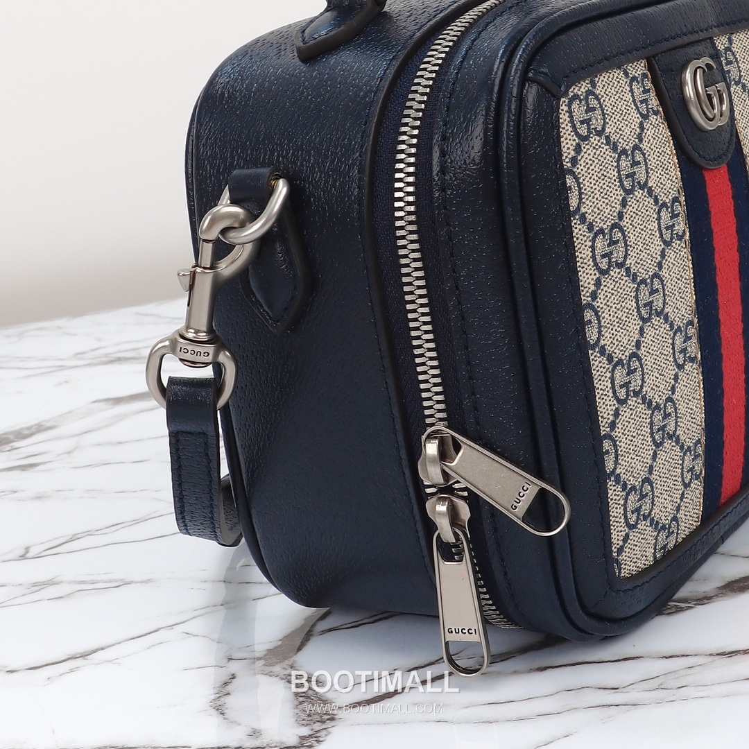 Gucci Classic Tote Calfskin Leather Blue Tote Bag 구찌 클래식 토트 송아지가죽 블루 토트백 17cm 5