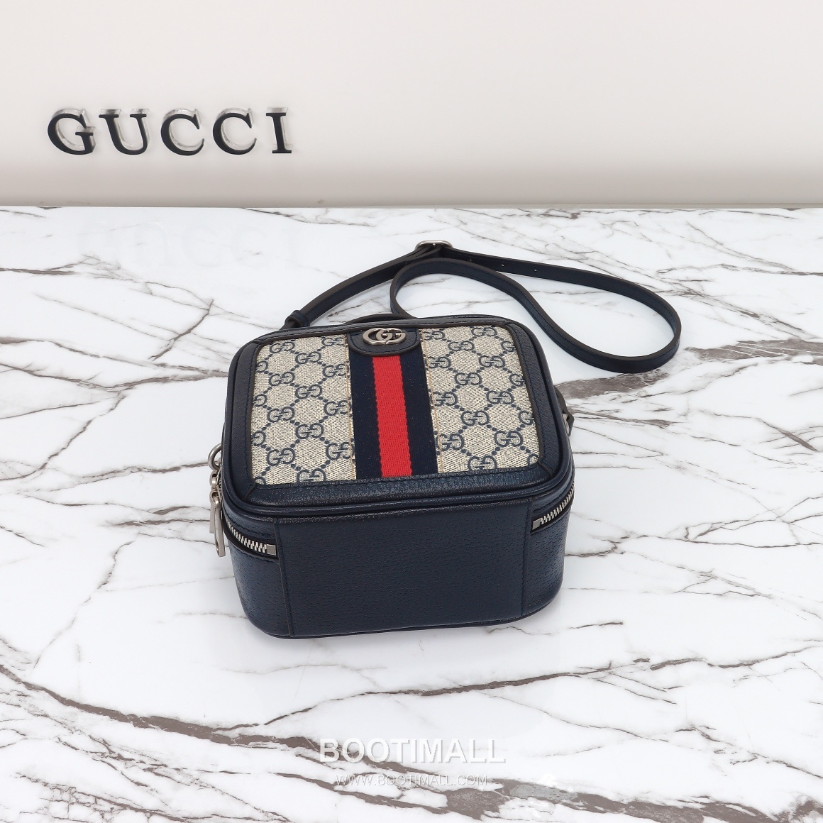 Gucci Classic Tote Calfskin Leather Blue Tote Bag 구찌 클래식 토트 송아지가죽 블루 토트백 17cm 8