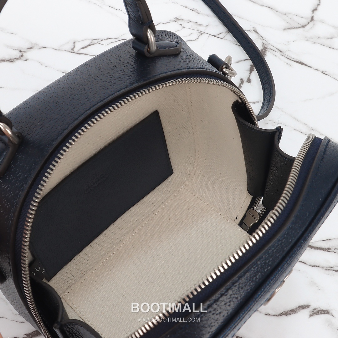 Gucci Classic Tote Calfskin Leather Blue Tote Bag 구찌 클래식 토트 송아지가죽 블루 토트백 17cm 9