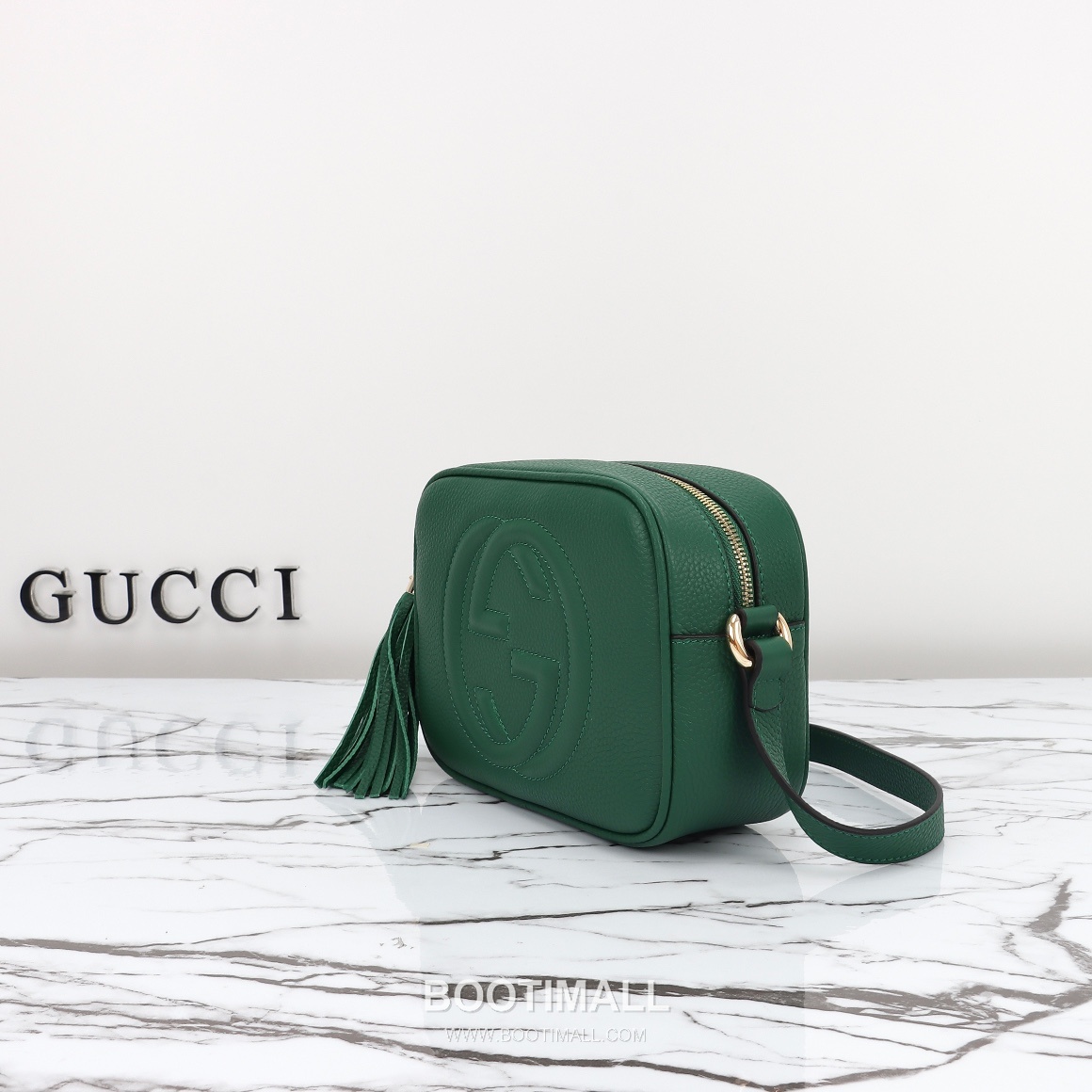 Gucci Tote Bag 308364 Grained Leather Green 구찌 토트백 308364 그레인드 가죽 그린 21cm 2