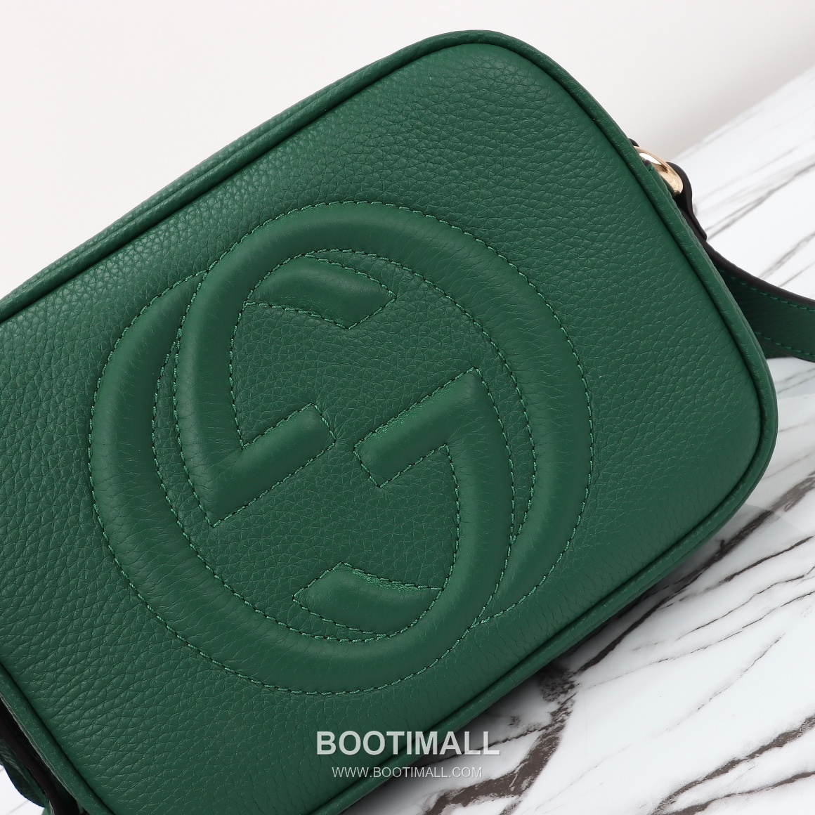 Gucci Tote Bag 308364 Grained Leather Green 구찌 토트백 308364 그레인드 가죽 그린 21cm 4
