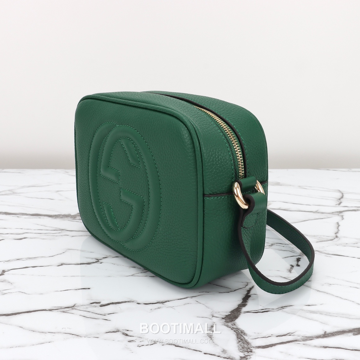 Gucci Tote Bag 308364 Grained Leather Green 구찌 토트백 308364 그레인드 가죽 그린 21cm 7