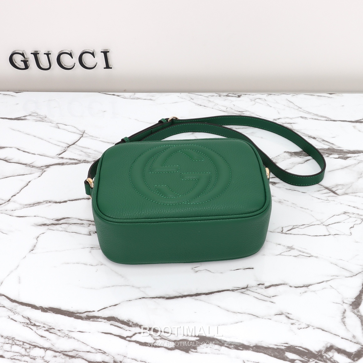 Gucci Tote Bag 308364 Grained Leather Green 구찌 토트백 308364 그레인드 가죽 그린 21cm 8