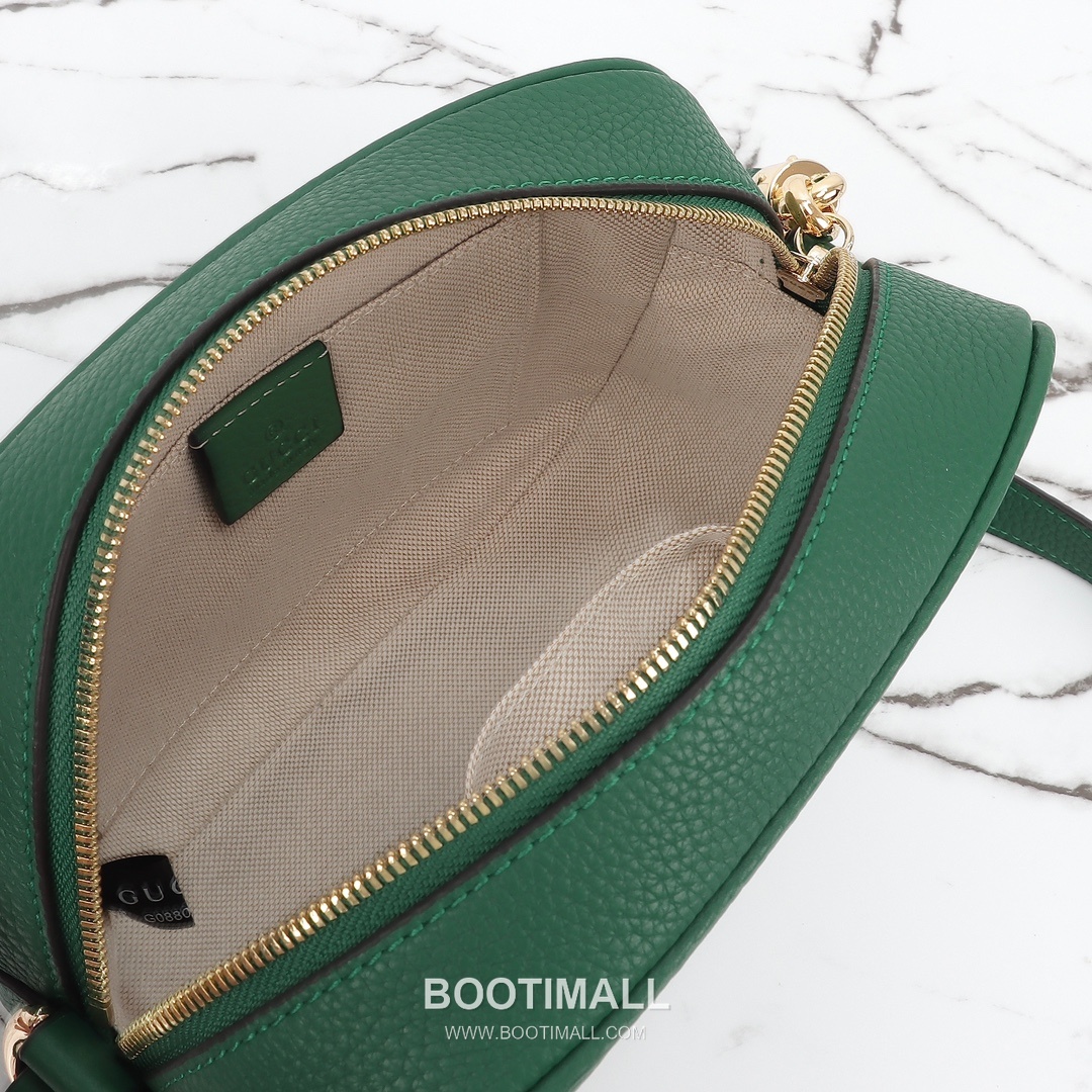 Gucci Tote Bag 308364 Grained Leather Green 구찌 토트백 308364 그레인드 가죽 그린 21cm 9
