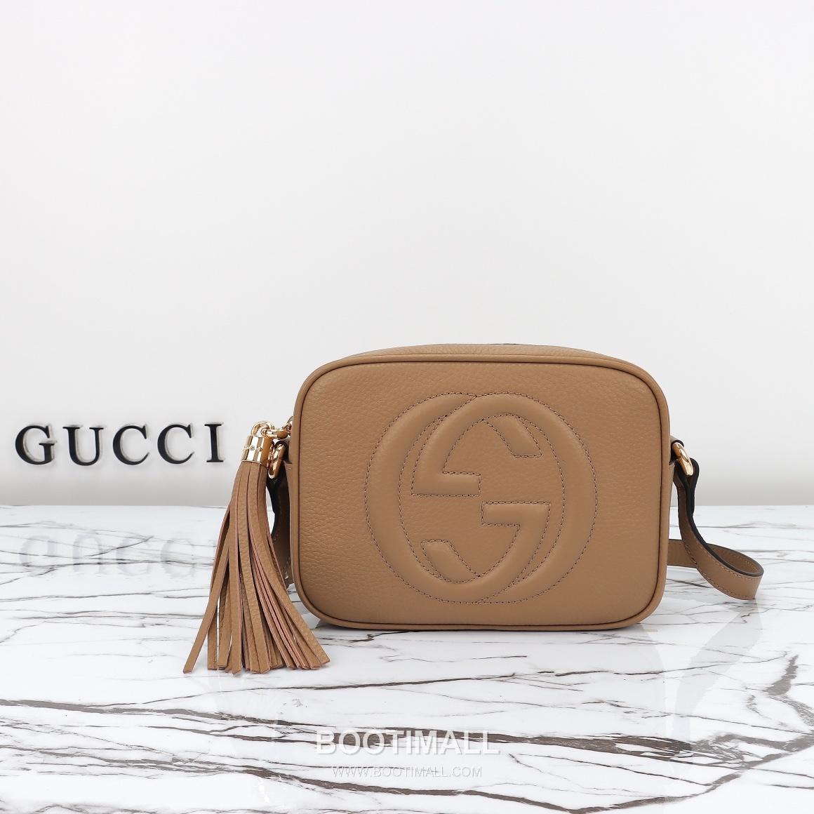 Gucci Shoulder Bag Calfskin Beige 구찌 숄더백 송아지가죽 베이지 21cm 1