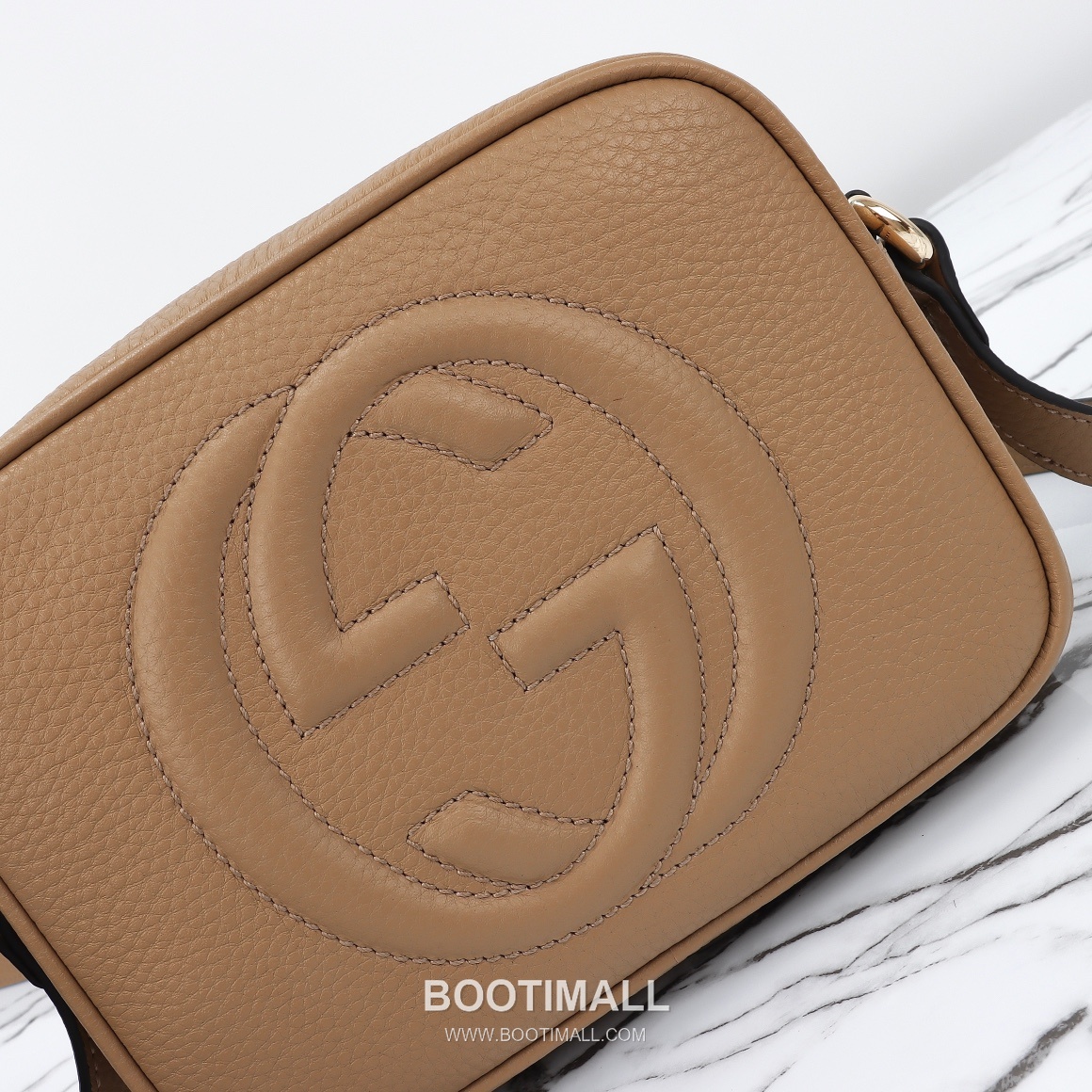 Gucci Shoulder Bag Calfskin Beige 구찌 숄더백 송아지가죽 베이지 21cm 4