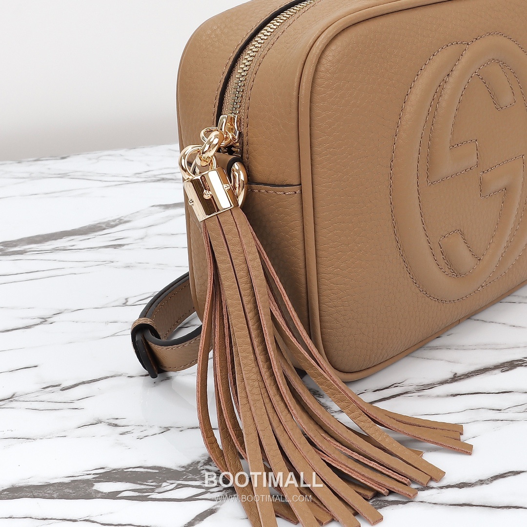 Gucci Shoulder Bag Calfskin Beige 구찌 숄더백 송아지가죽 베이지 21cm 5