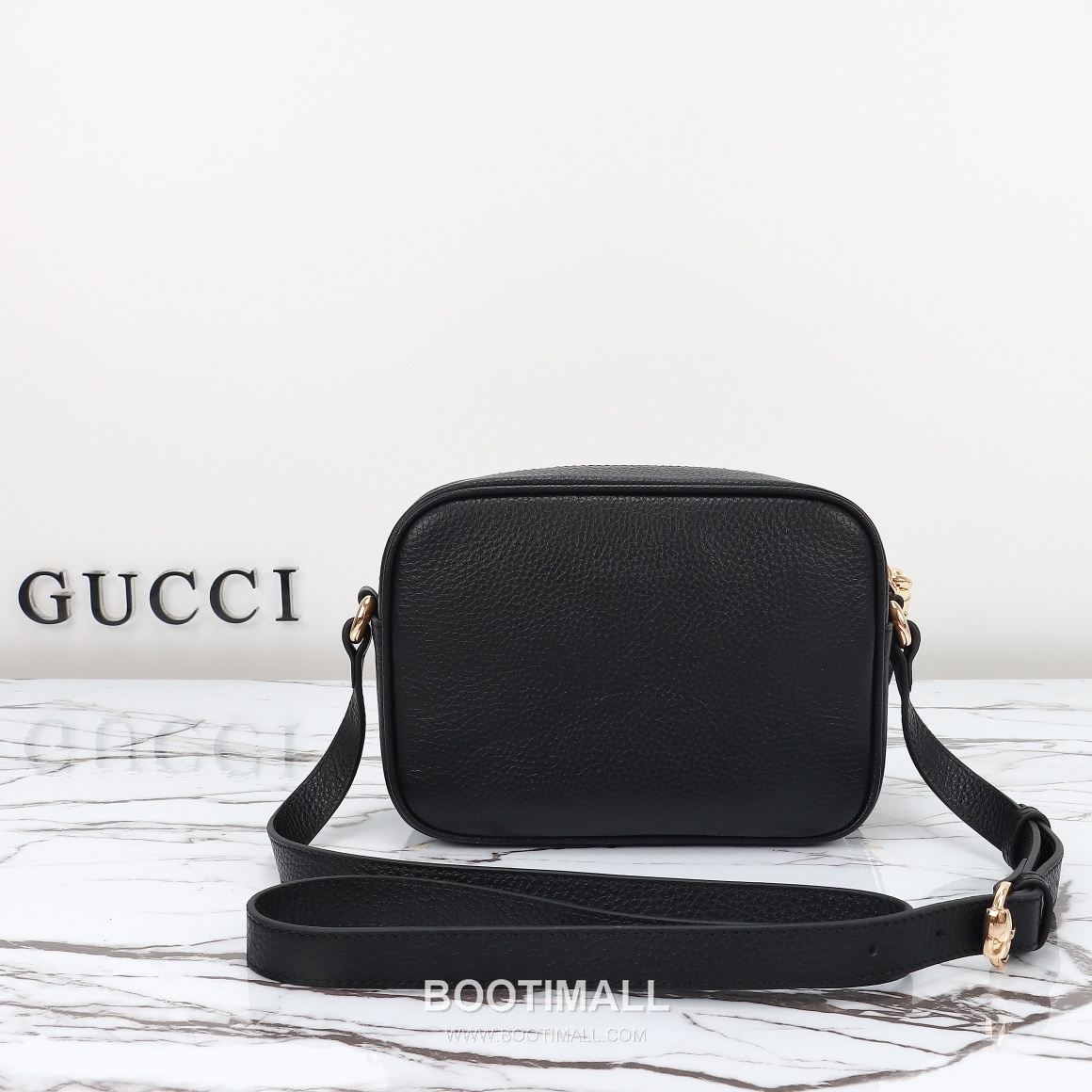Gucci Classic Leather Bag Grained Calfskin Black Shoulder Bag 구찌 클래식 레더 백 그레인드 카프스킨 블랙 숄더백 21cm 3