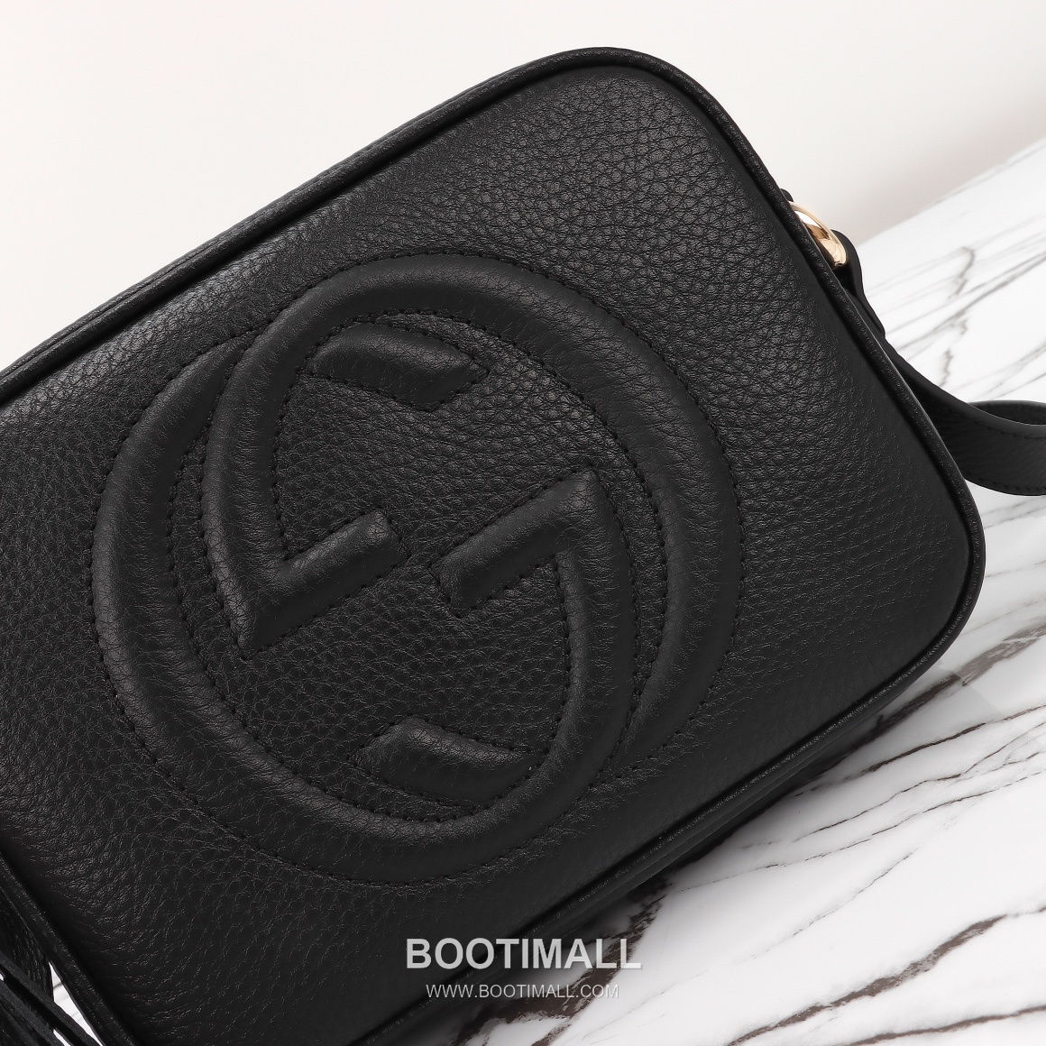 Gucci Classic Leather Bag Grained Calfskin Black Shoulder Bag 구찌 클래식 레더 백 그레인드 카프스킨 블랙 숄더백 21cm 4