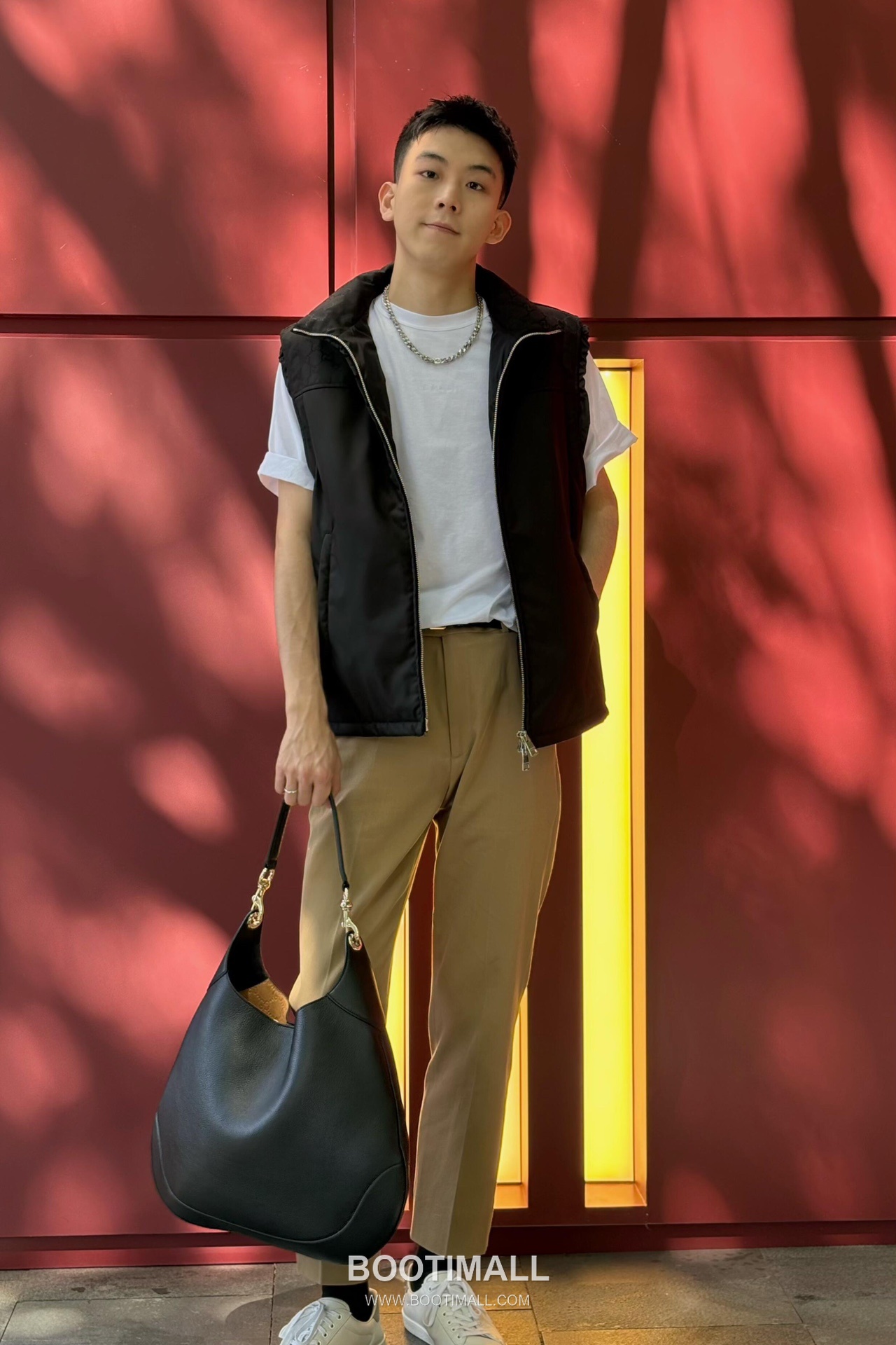 Gucci Shoulder Hobo Bag Grained Calfskin Burgundy 구찌 숄더 호보 백 그레인드 카프스킨 버건디 38cm 4