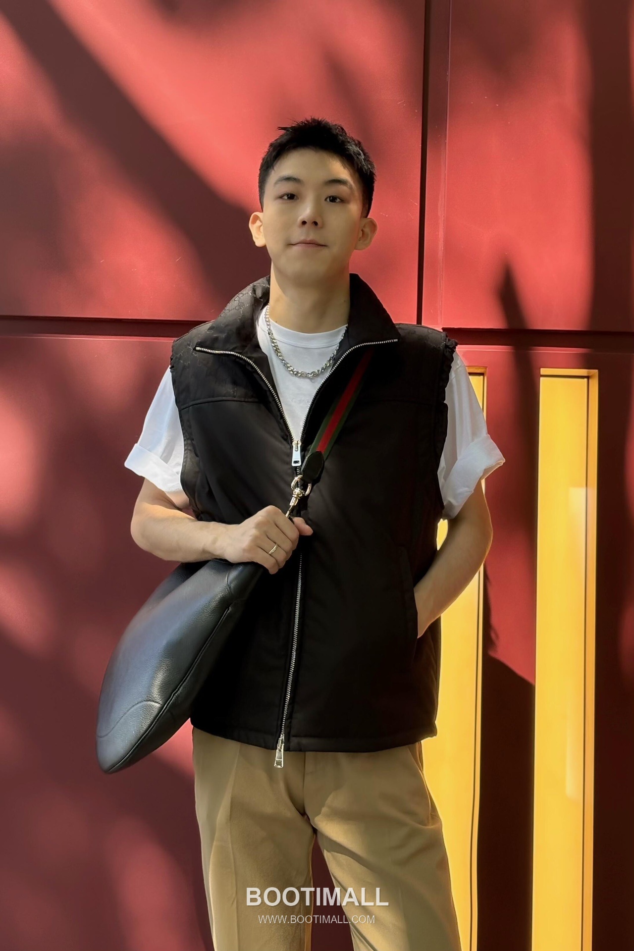 Gucci Shoulder Hobo Bag Grained Calfskin Burgundy 구찌 숄더 호보 백 그레인드 카프스킨 버건디 38cm 5