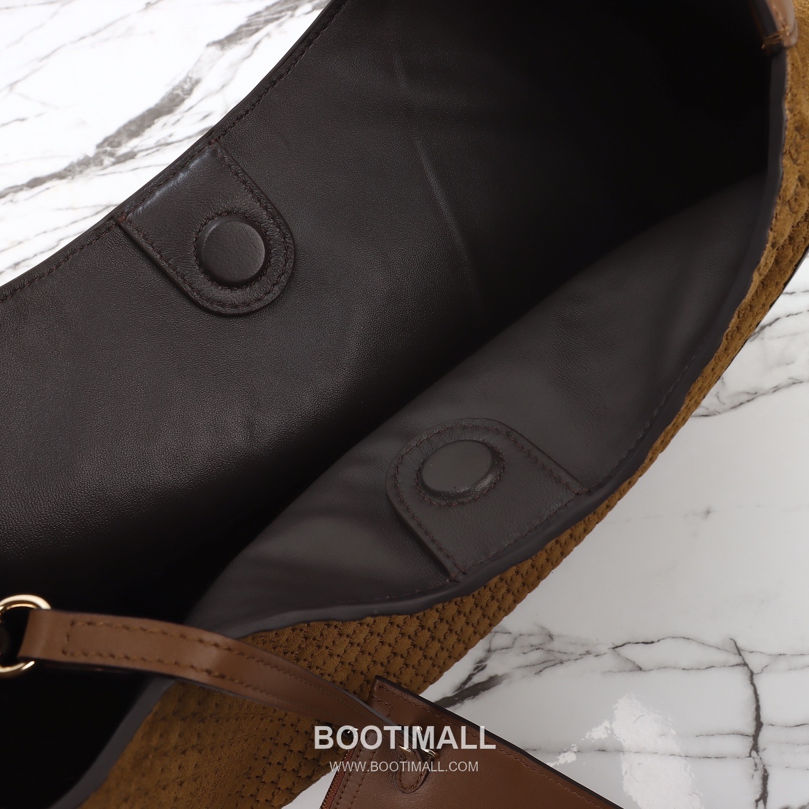 Gucci Tote Bag Large Suede Leather Brown 구찌 토트백 라지 스웨이드 레더 브라운 49cm 9