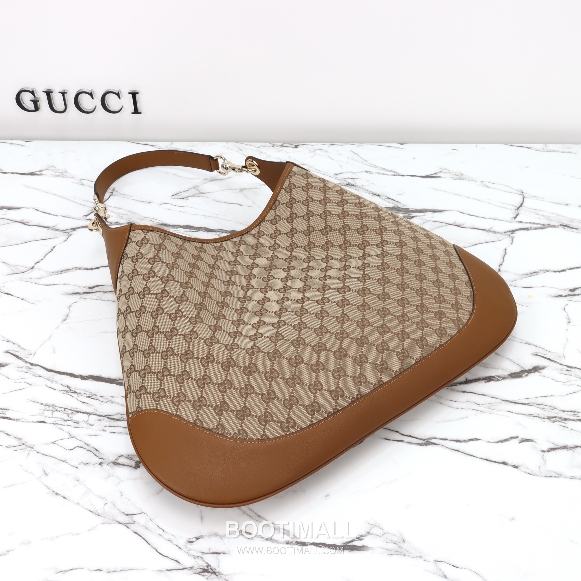 Gucci Tote Bag Large Grained Calfskin Beige 구찌 토트백 라지 그레인드 카프스킨 베이지 49cm 8
