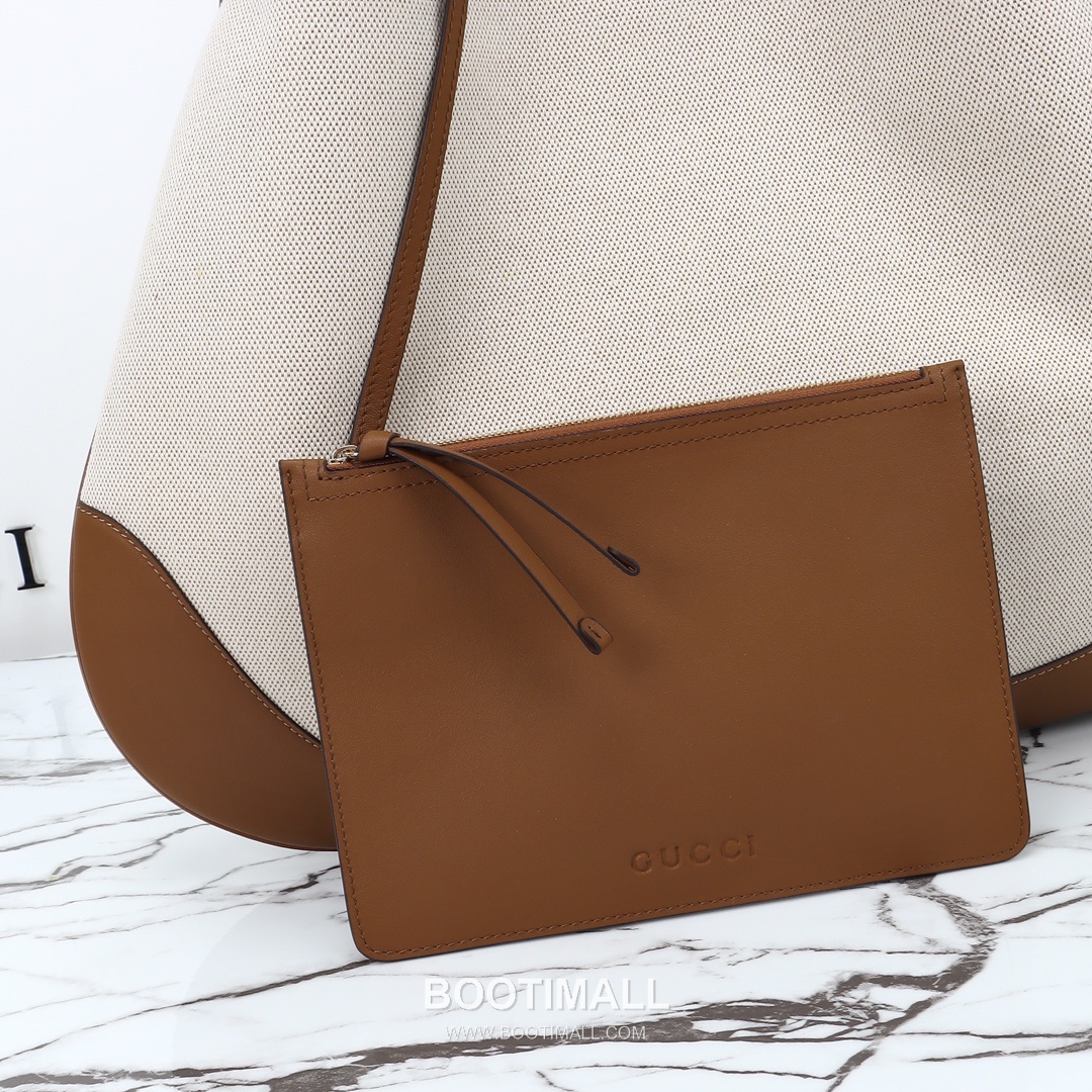 Gucci Tote Bag Large Grained Calfskin Beige 구찌 토트백 라지 그레인드 카프스킨 베이지 49cm 3