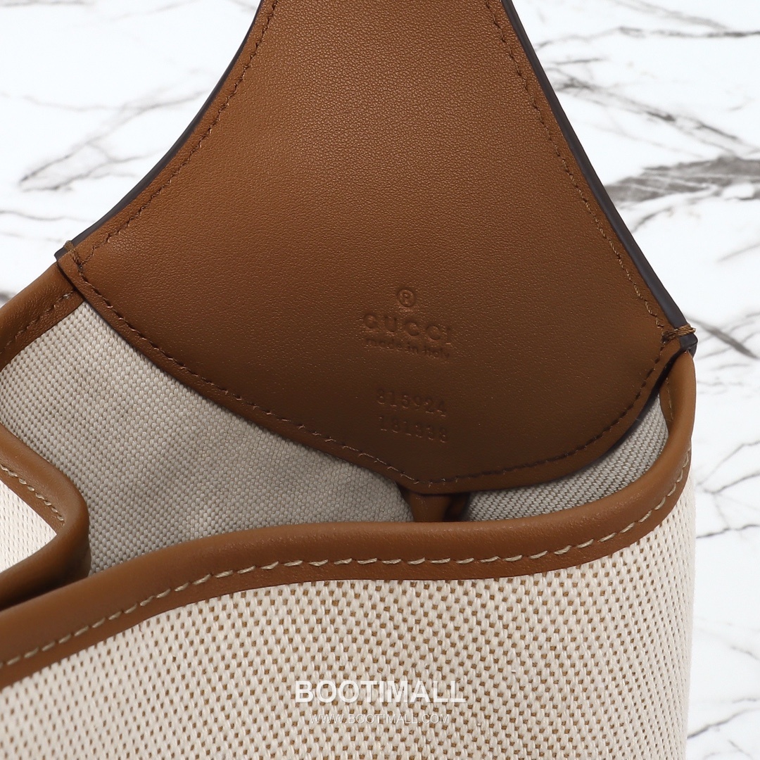 Gucci Tote Bag Large Grained Calfskin Beige 구찌 토트백 라지 그레인드 카프스킨 베이지 49cm 7