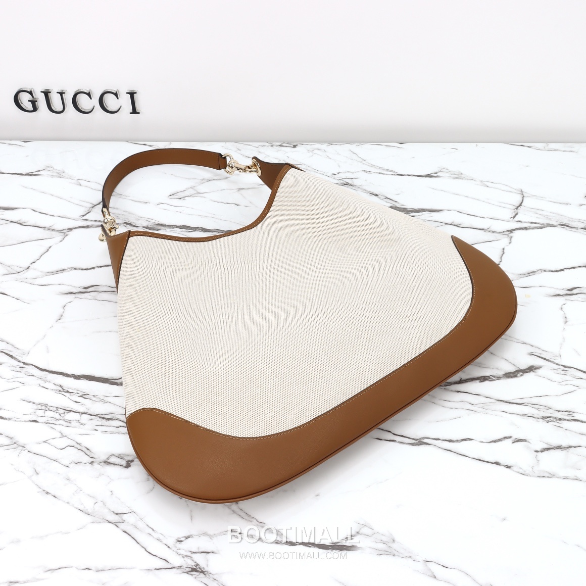 Gucci Tote Bag Large Grained Calfskin Beige 구찌 토트백 라지 그레인드 카프스킨 베이지 49cm 8