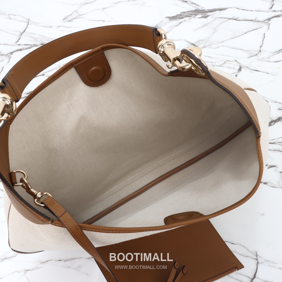 Gucci Tote Bag Large Grained Calfskin Beige 구찌 토트백 라지 그레인드 카프스킨 베이지 49cm 9